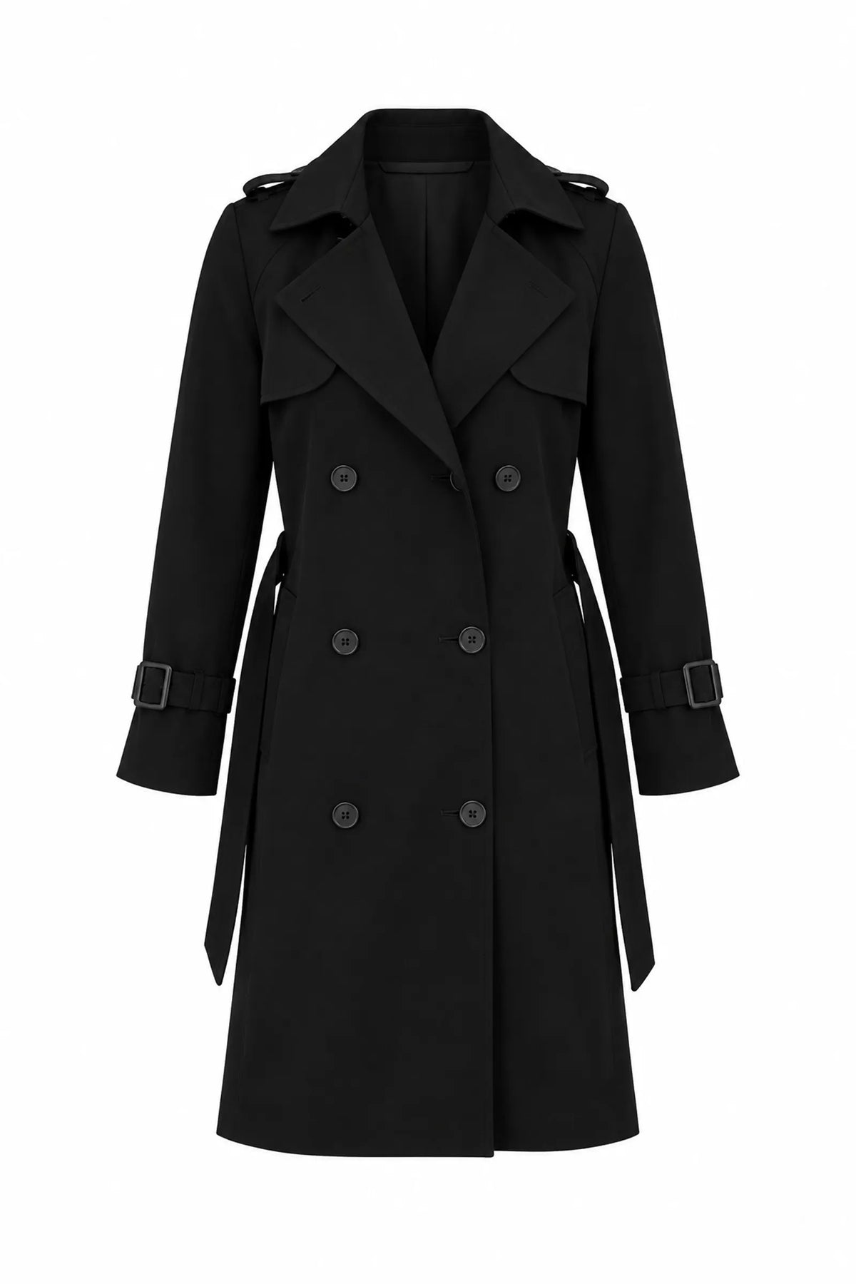 Mantil midi trench
