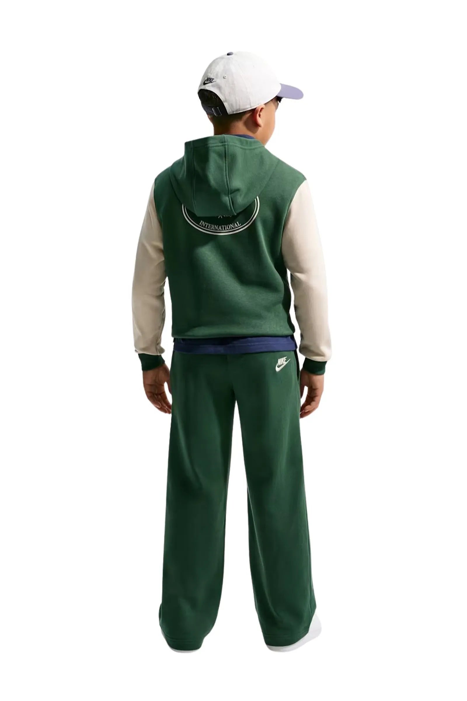 Trenerka nike sportswear club older kids' french terry open-hem trousers IV5264-323