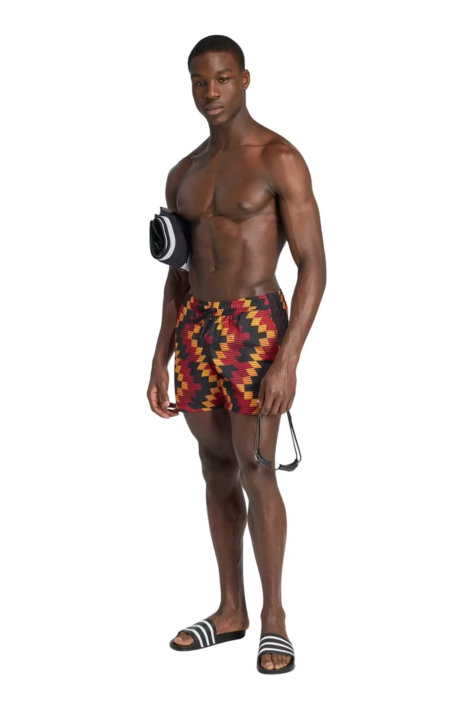 Shorce adidas football-inspired graphic swim KD5347