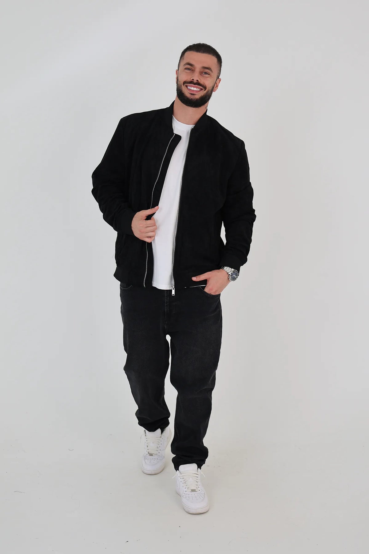 Jakne suede bomber