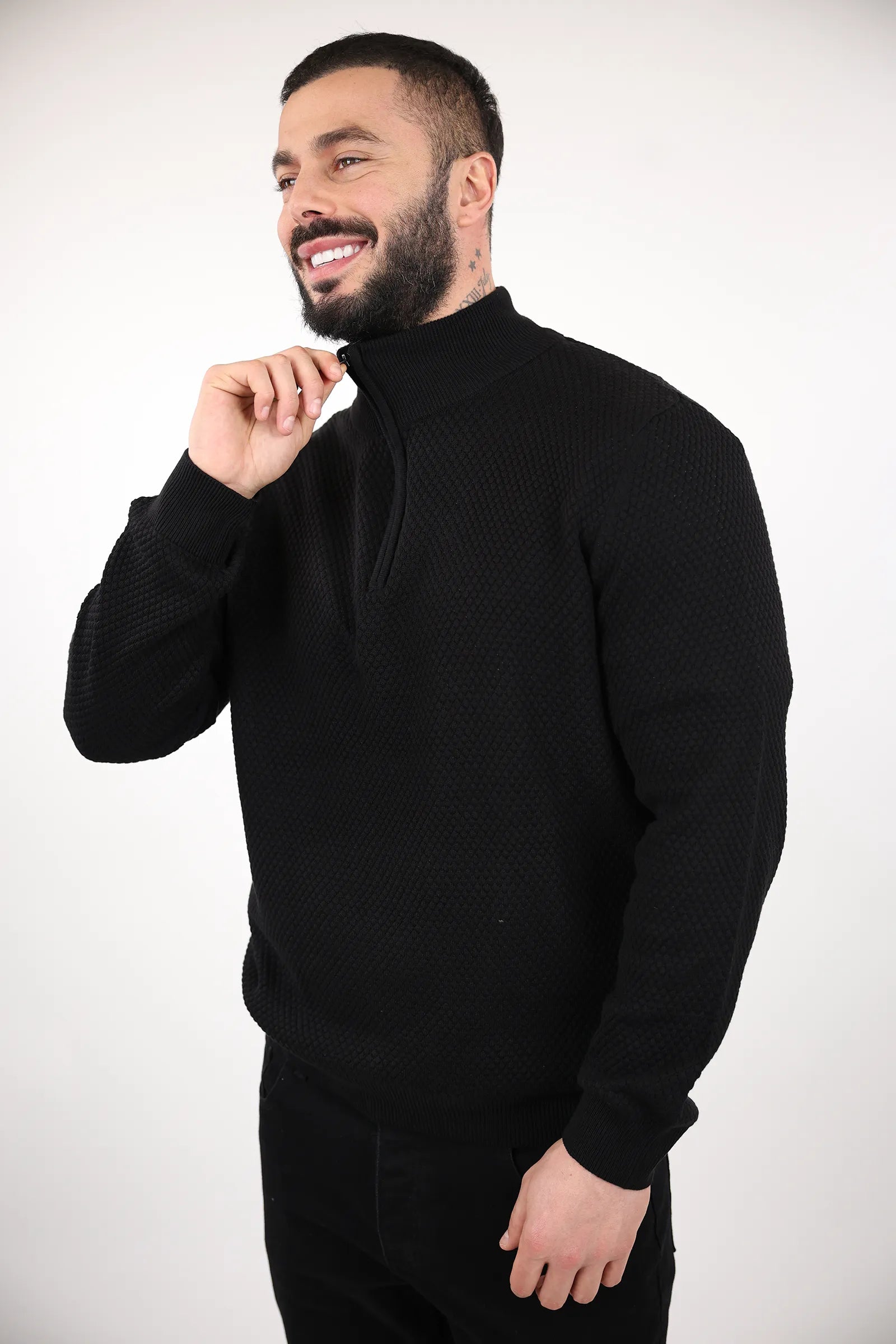 XHEMPER turtleneck zip