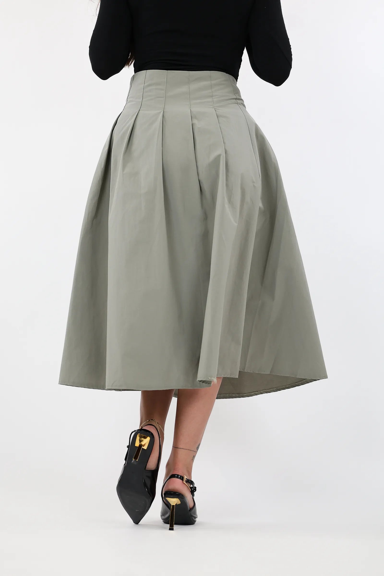 FUND PLEATED BELT