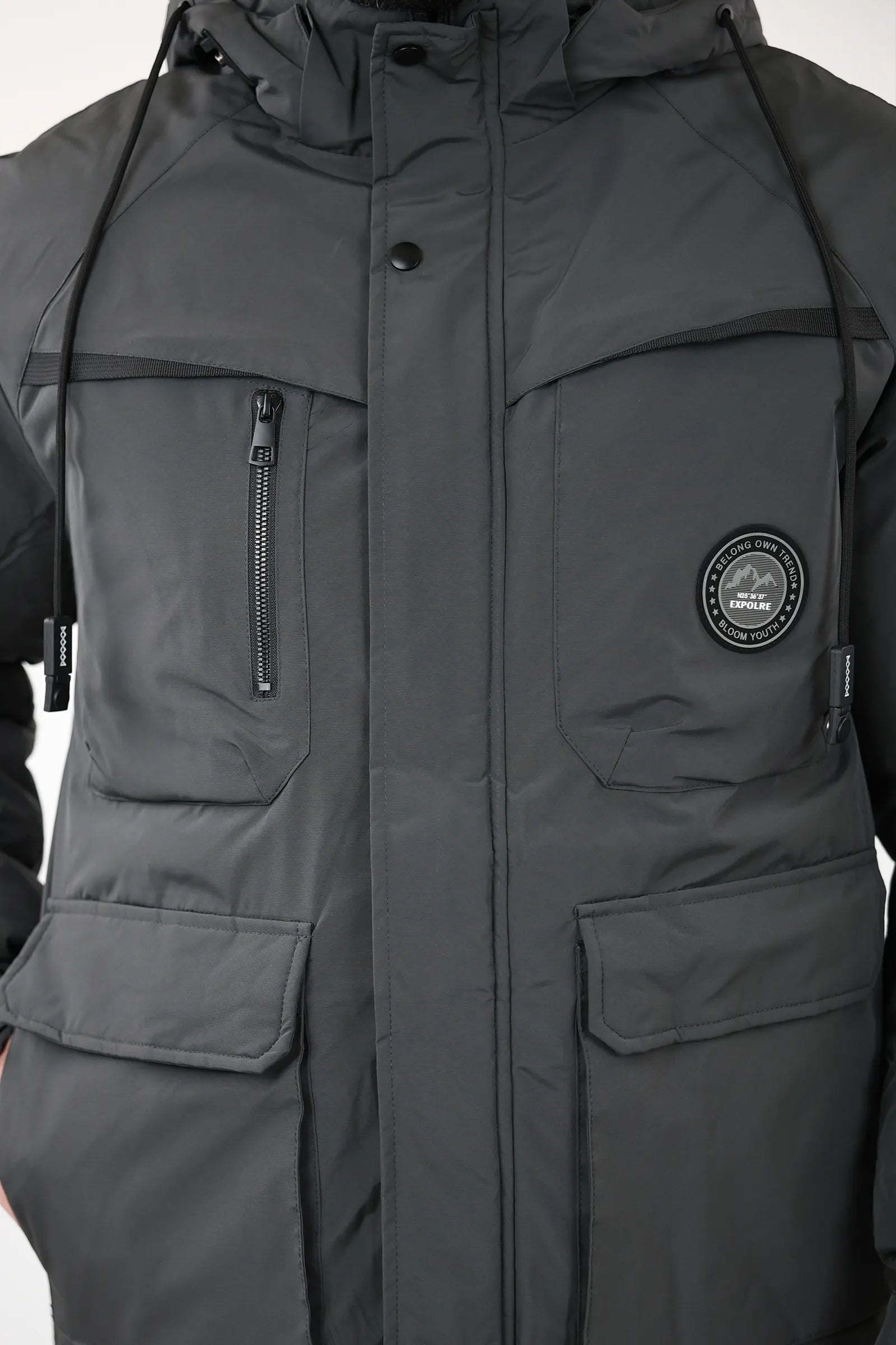 JAKNE Hooded Puffer Jacket