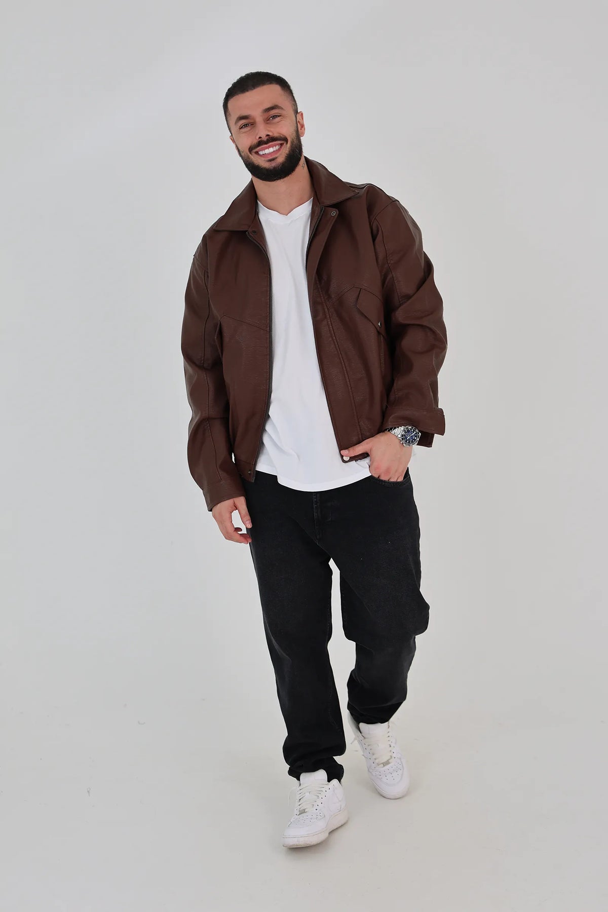 Jakne leather bomber