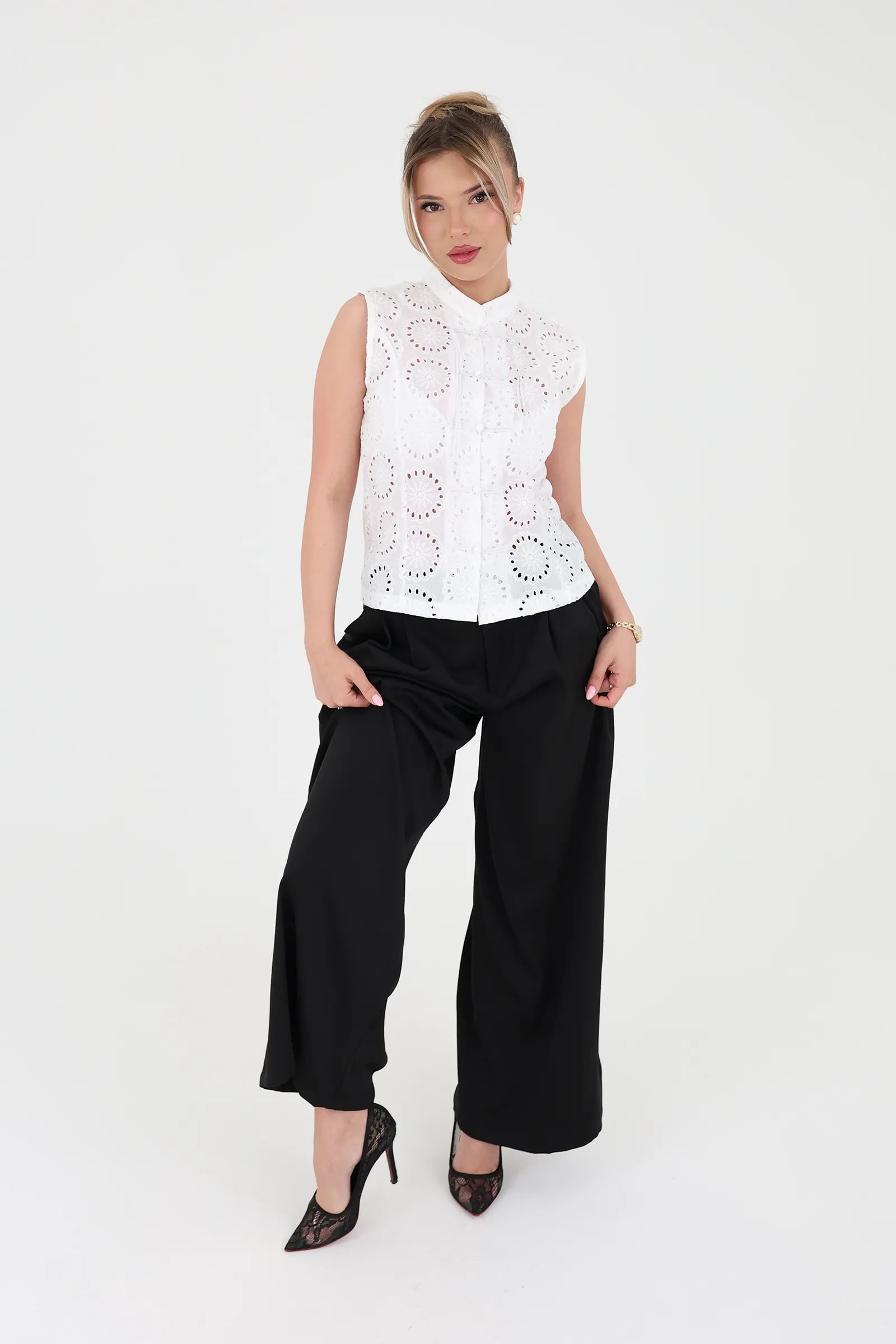 Pantallona flowy wide