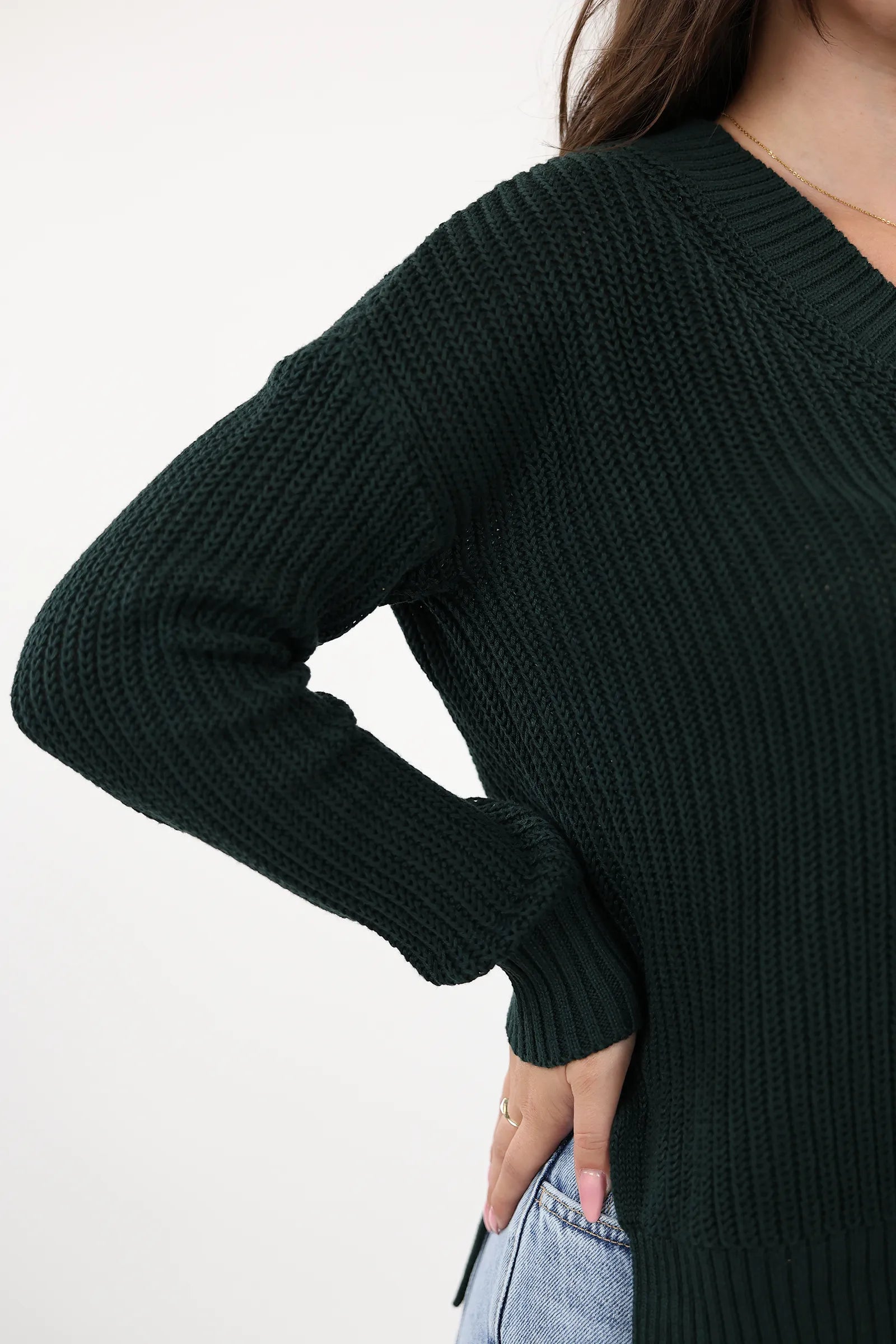 XHEMPER WOOL V NECK