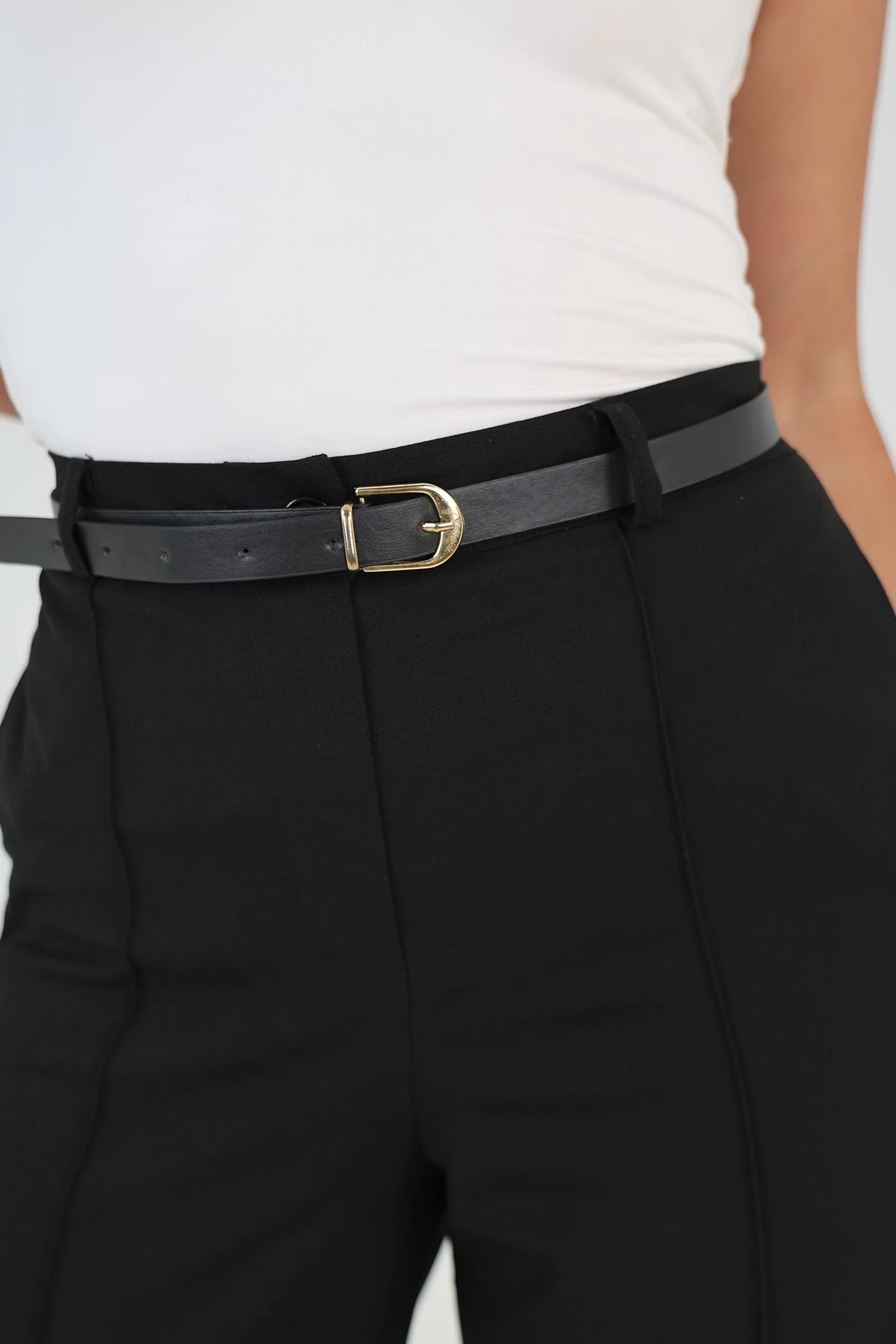 Pantallona with belt