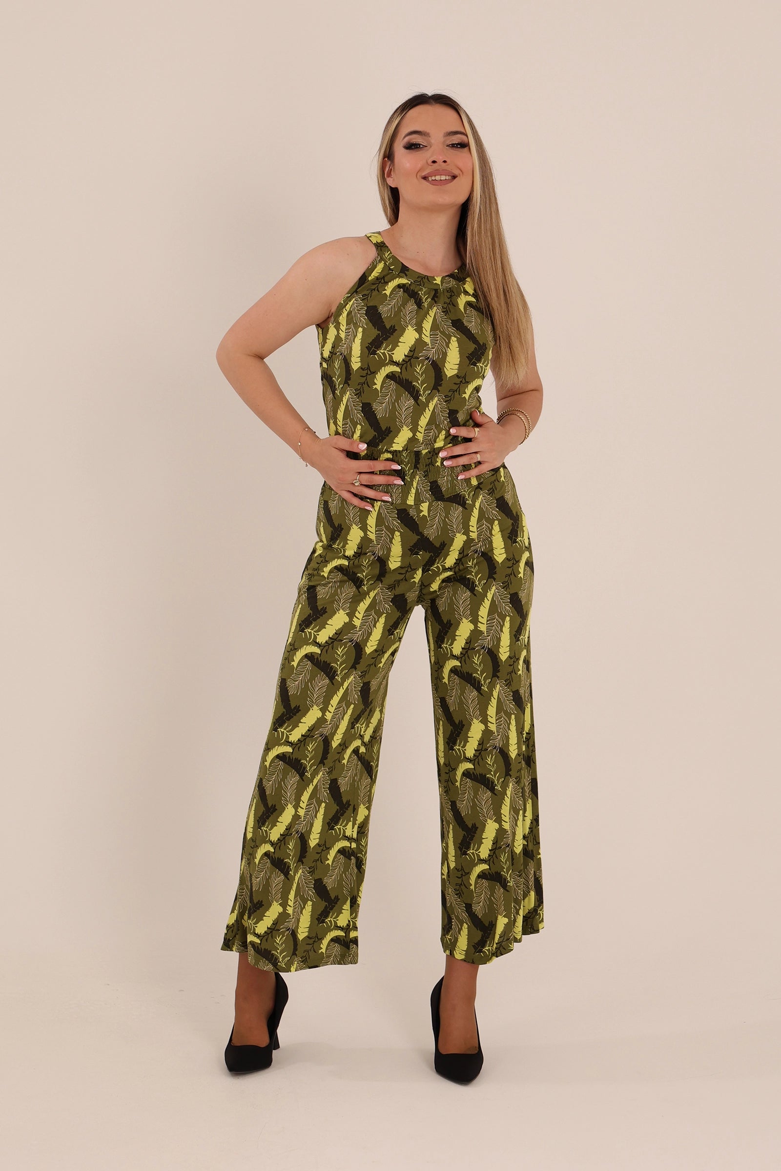 Kombinezon floral print