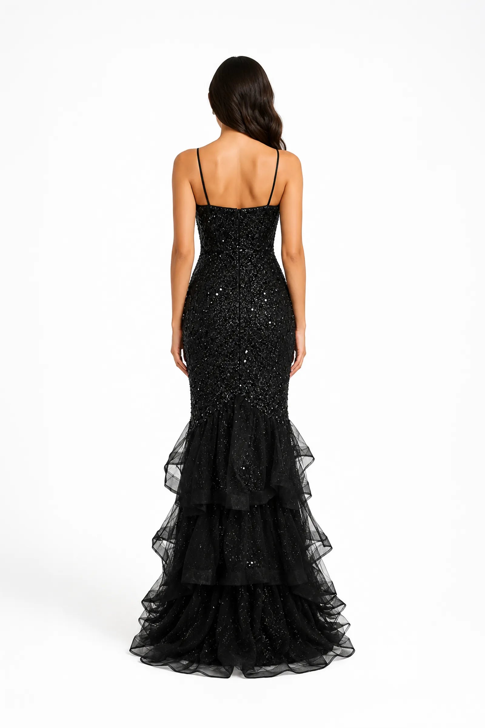 Fustan maxi marmaid