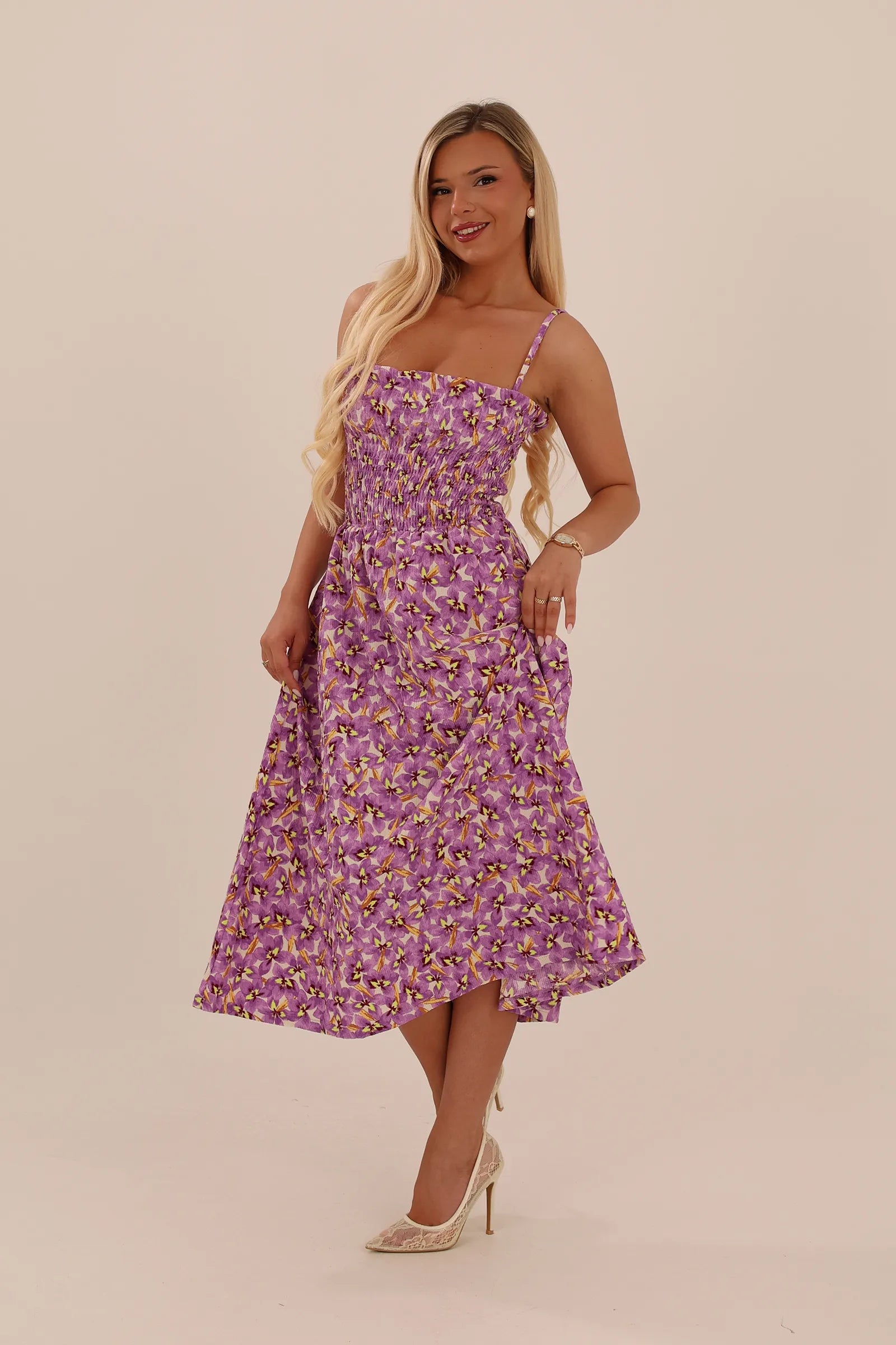 Futan purple floral