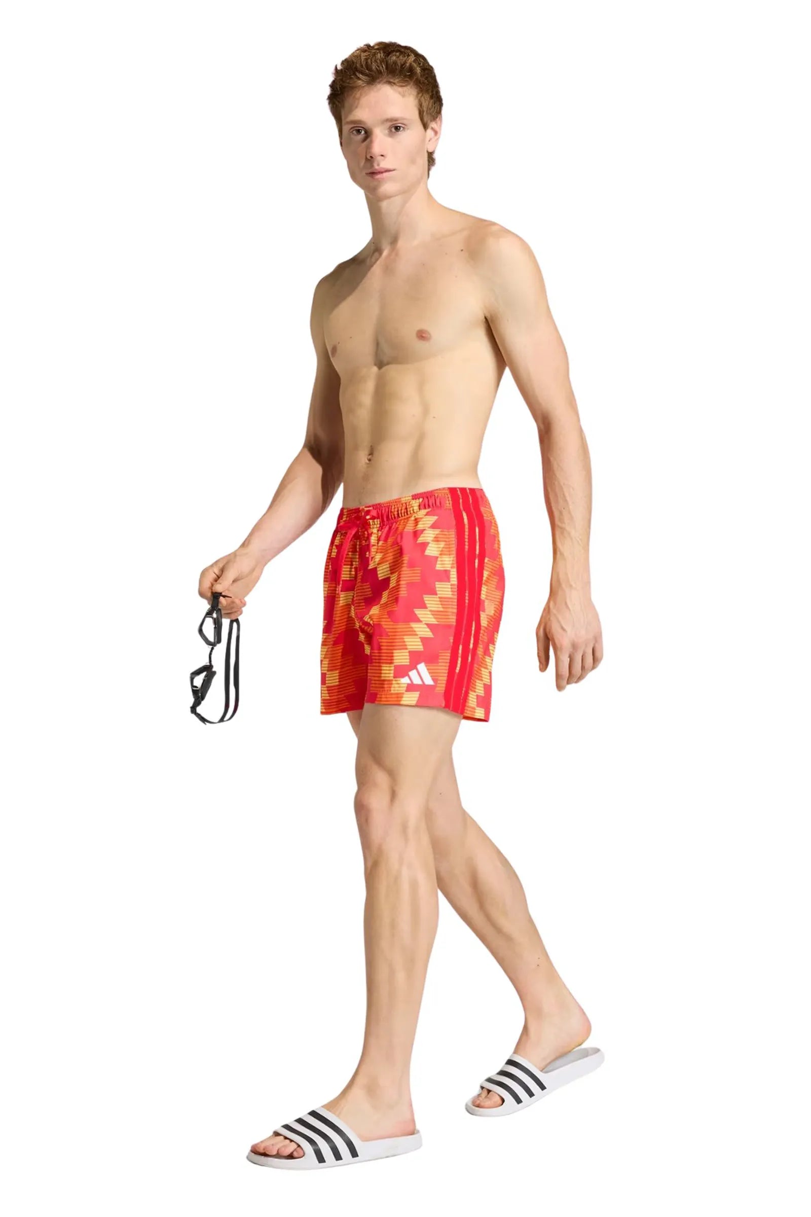 Shorce adidas soccer-inspired graphic swim JY9164