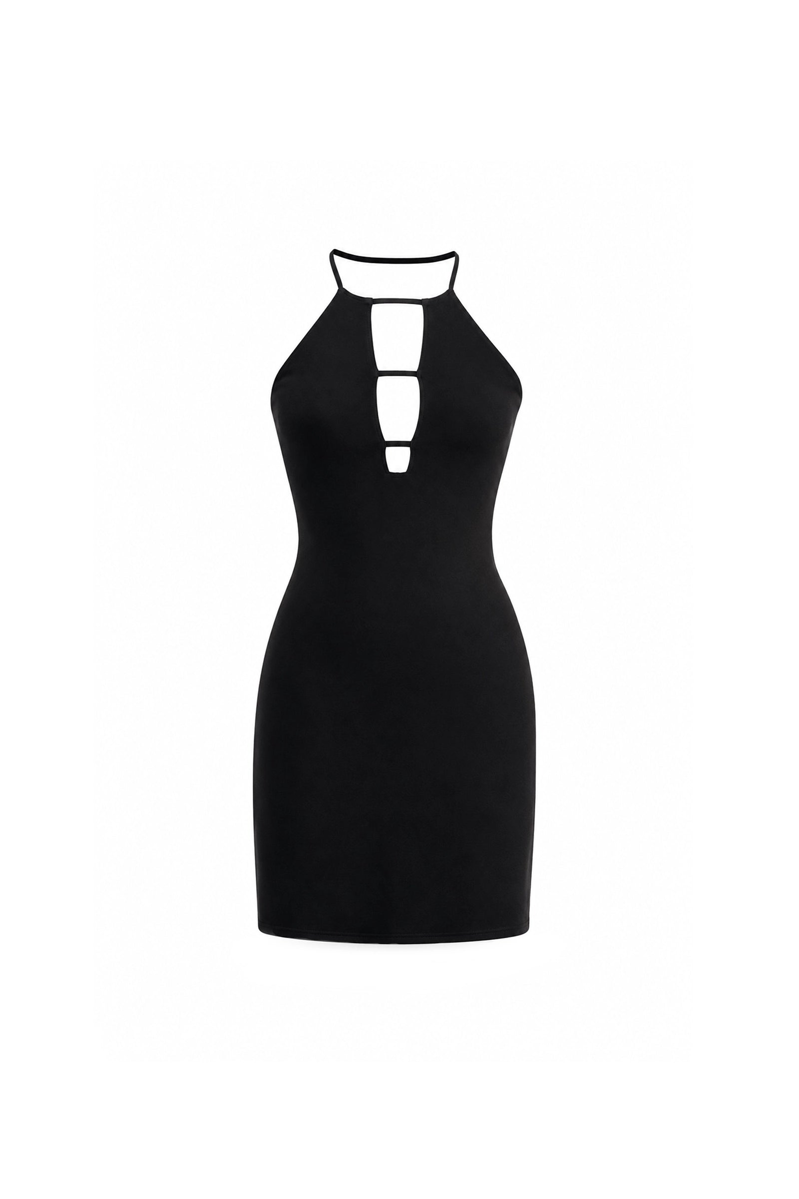 Fustan front cutout