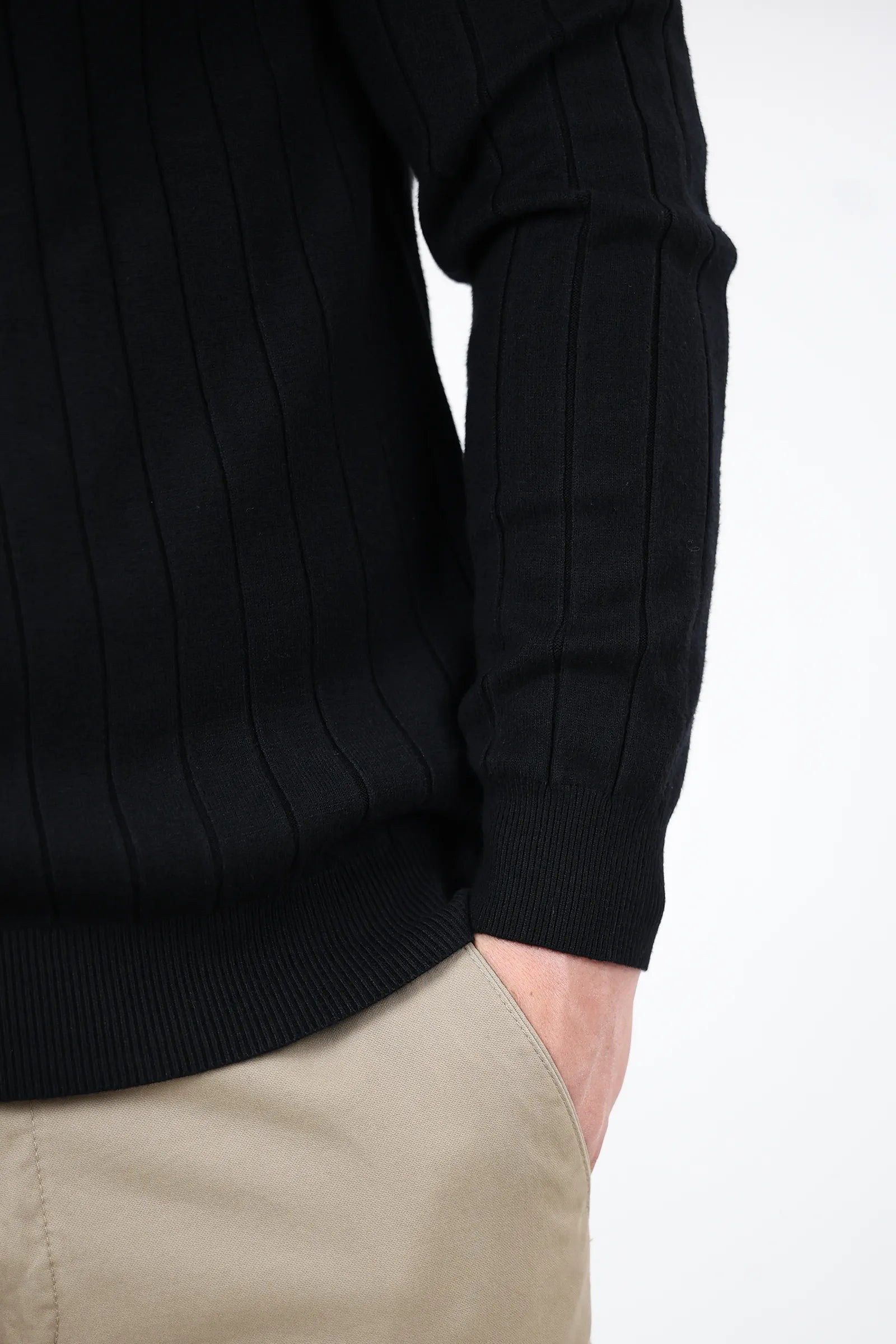 XHEMPER Textured Polo Shirt