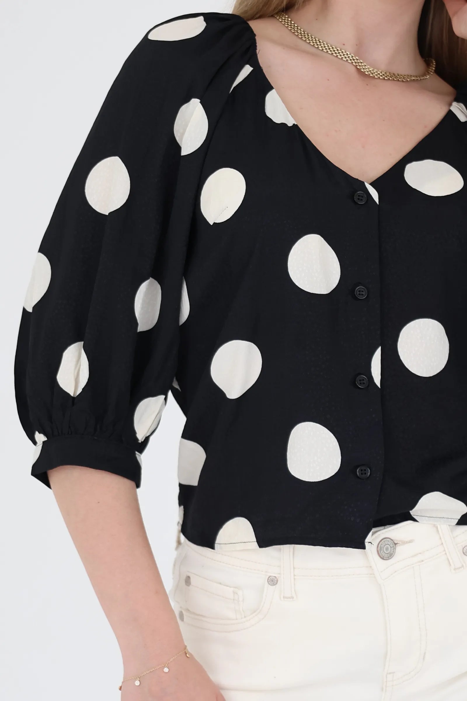 Kemishe puff sleeve