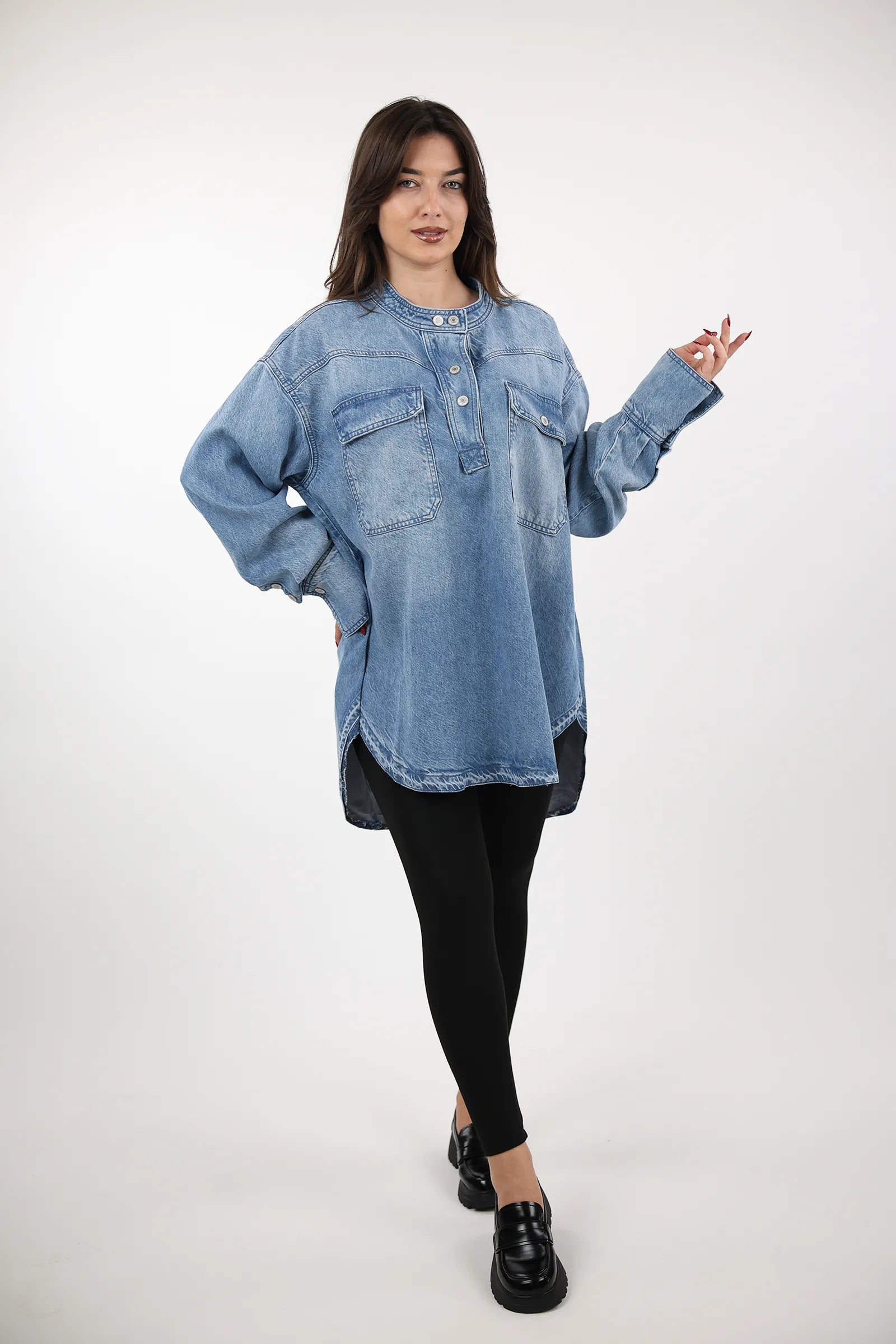 KËMISHË Oversized Denim
