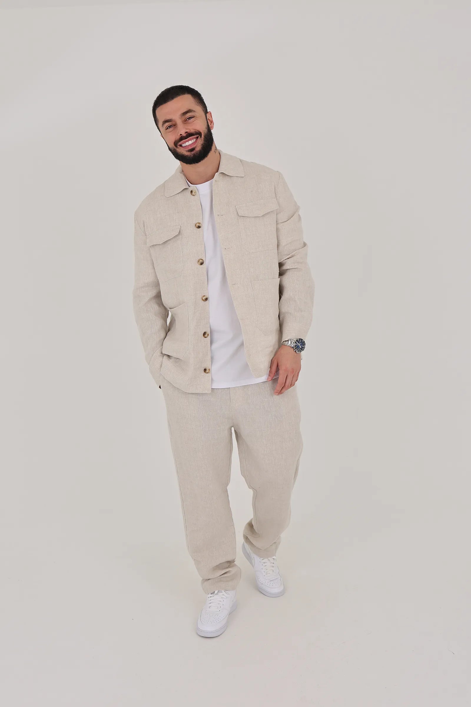 Pantallona linen chinos