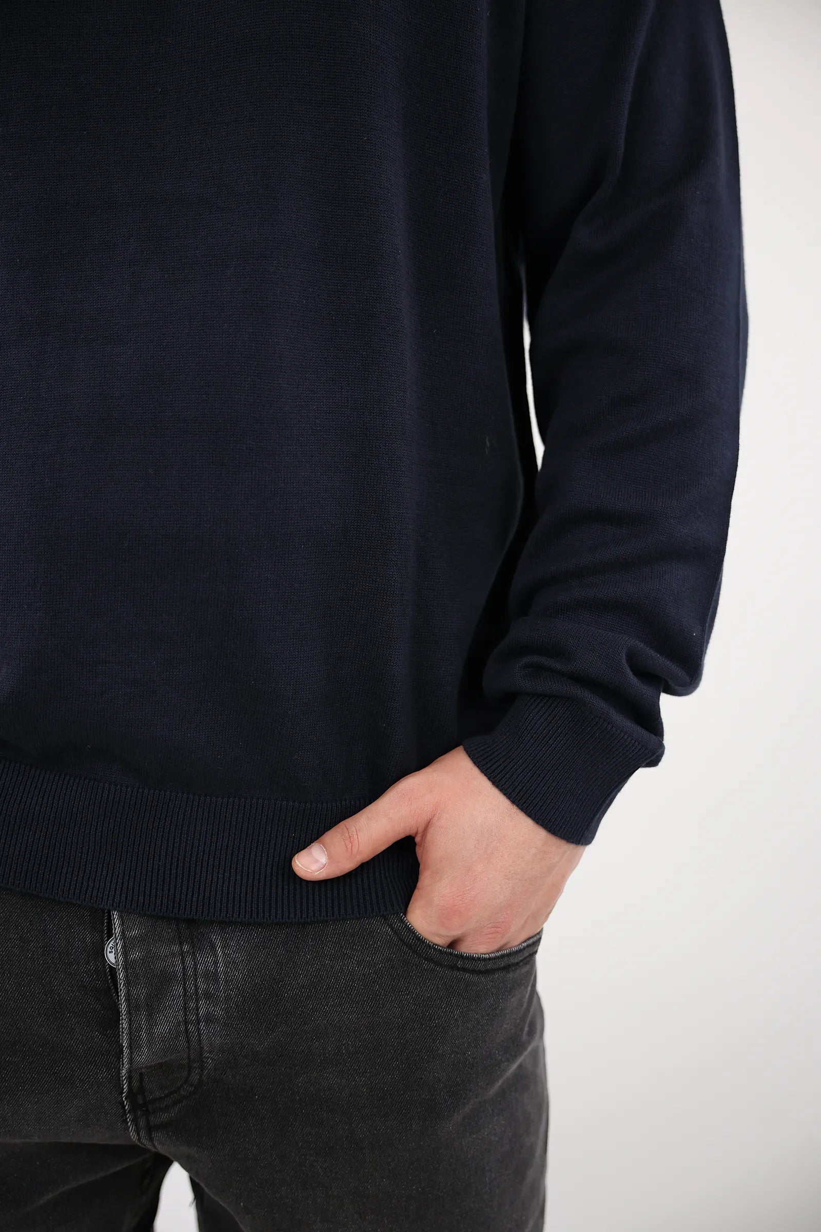 XHEMPER High Neck Zip up