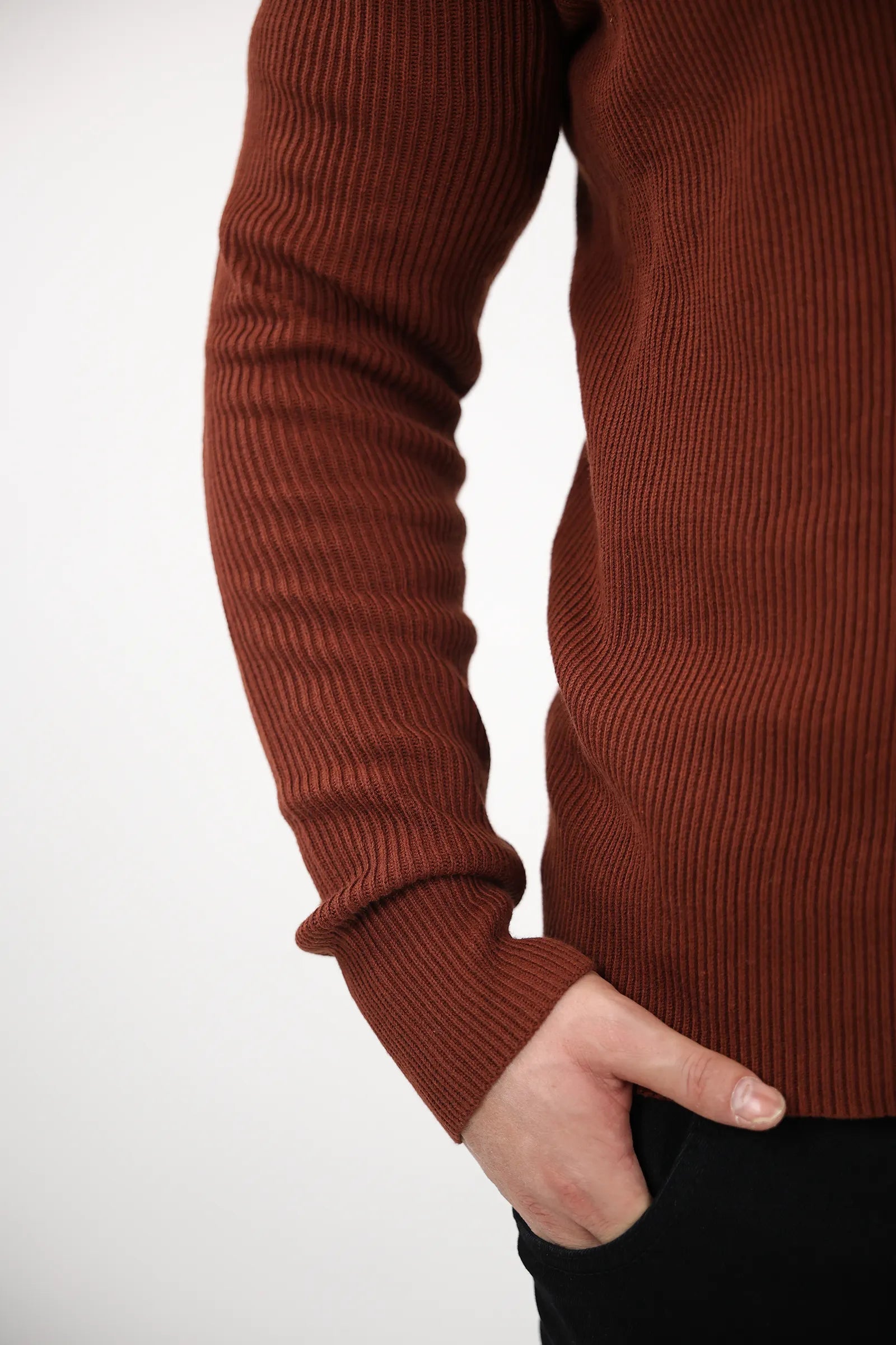 XHEMPER Rust Pullover