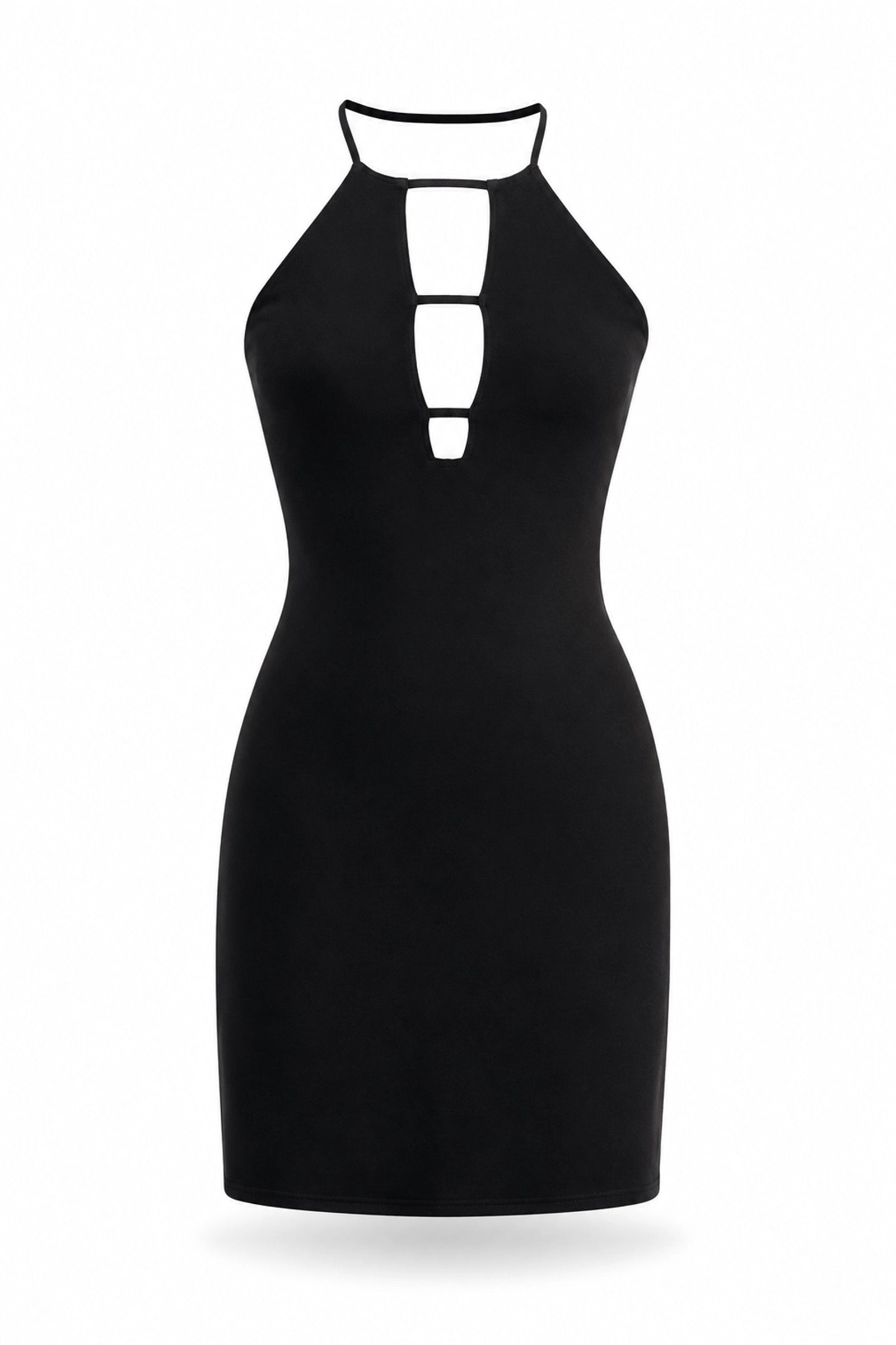 Fustan front cutout