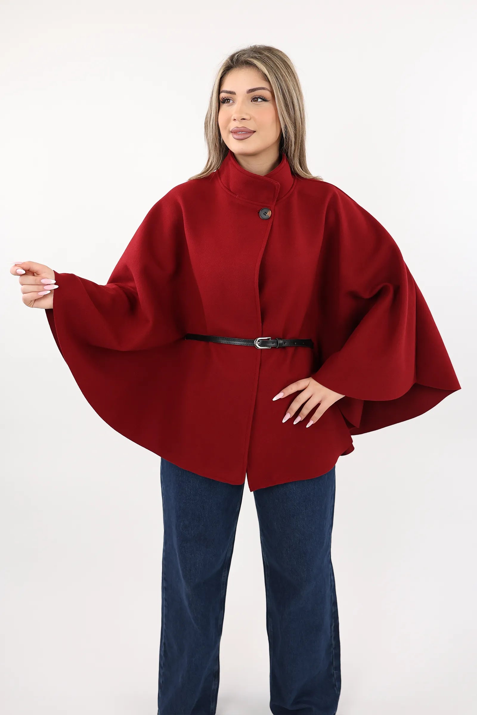 PALLTO BELTED PONCHO