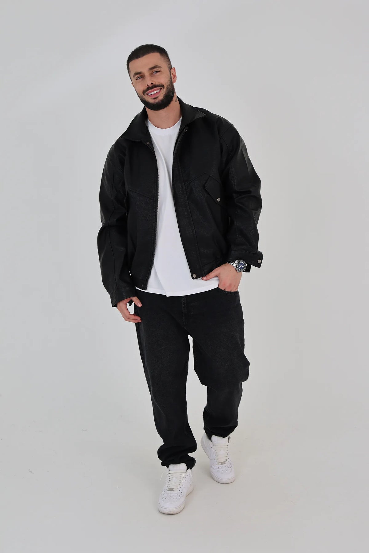 Jakne leather bomber