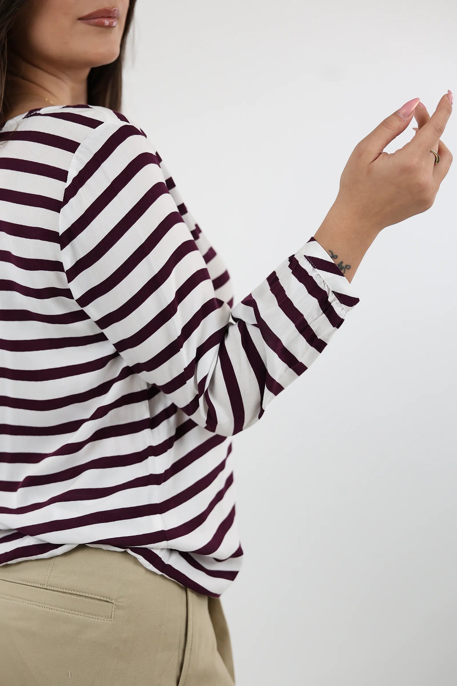 BLUZË WHITE STRIPED