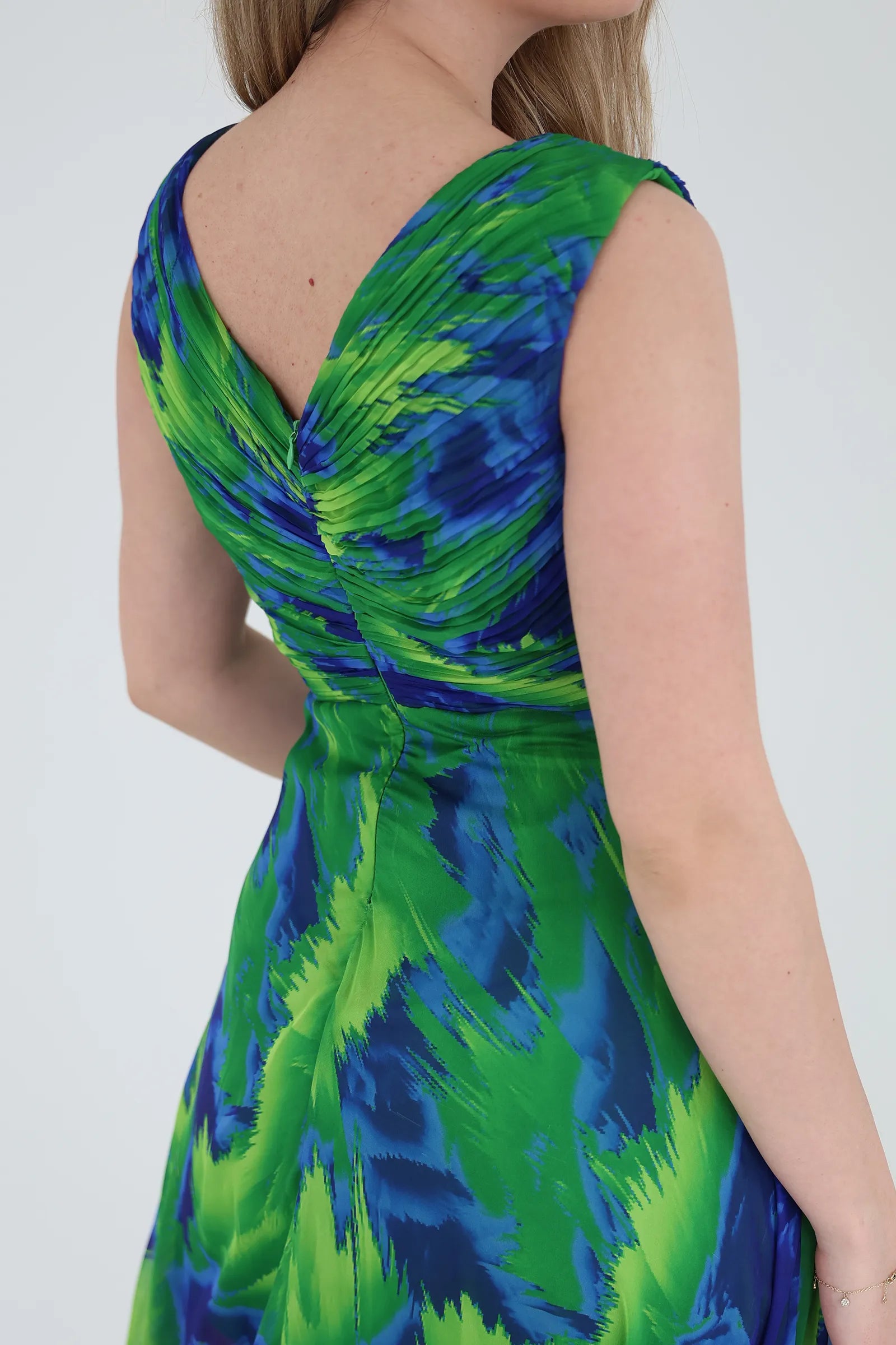 Fustan abstract print
