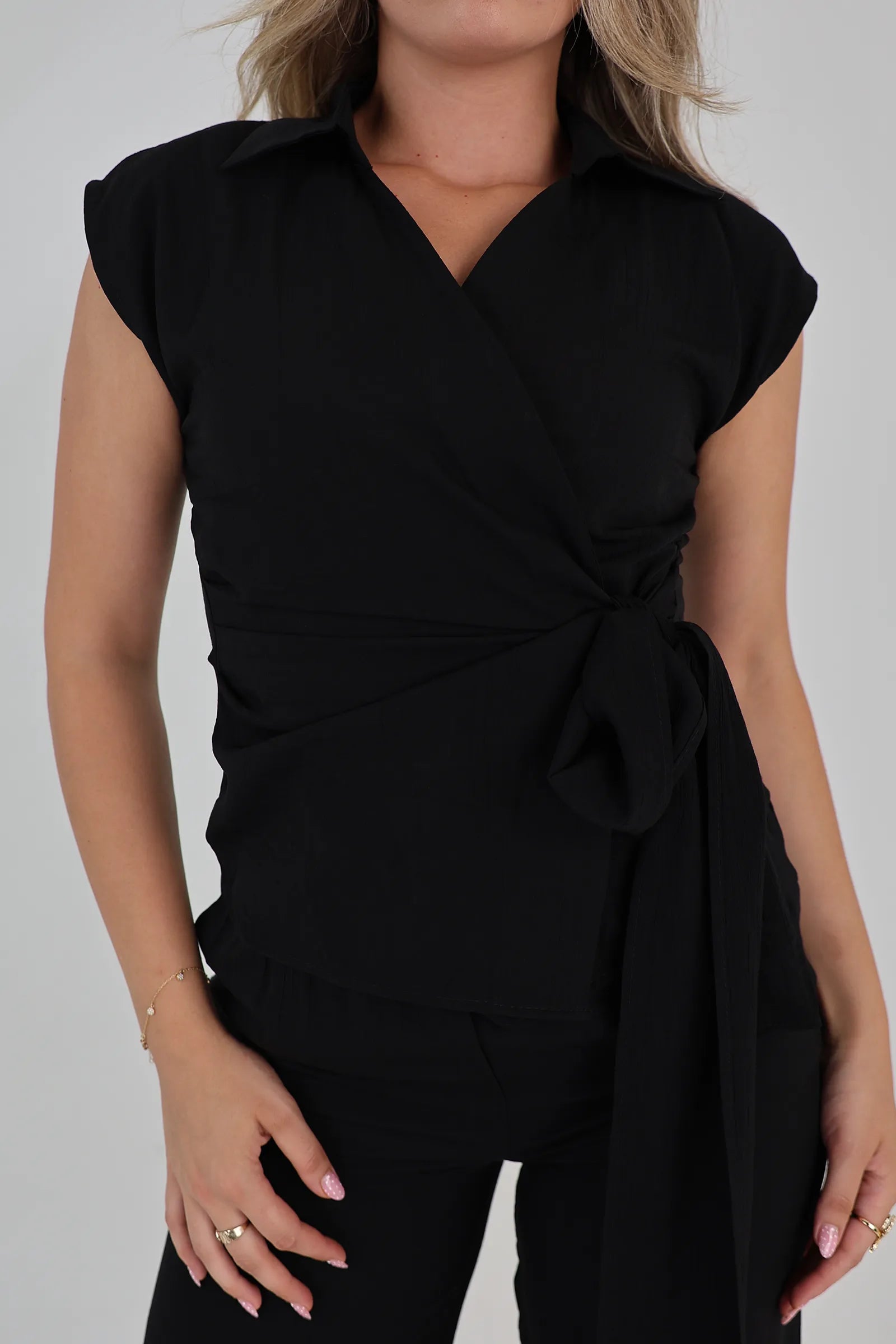 Jelek v neck side tie