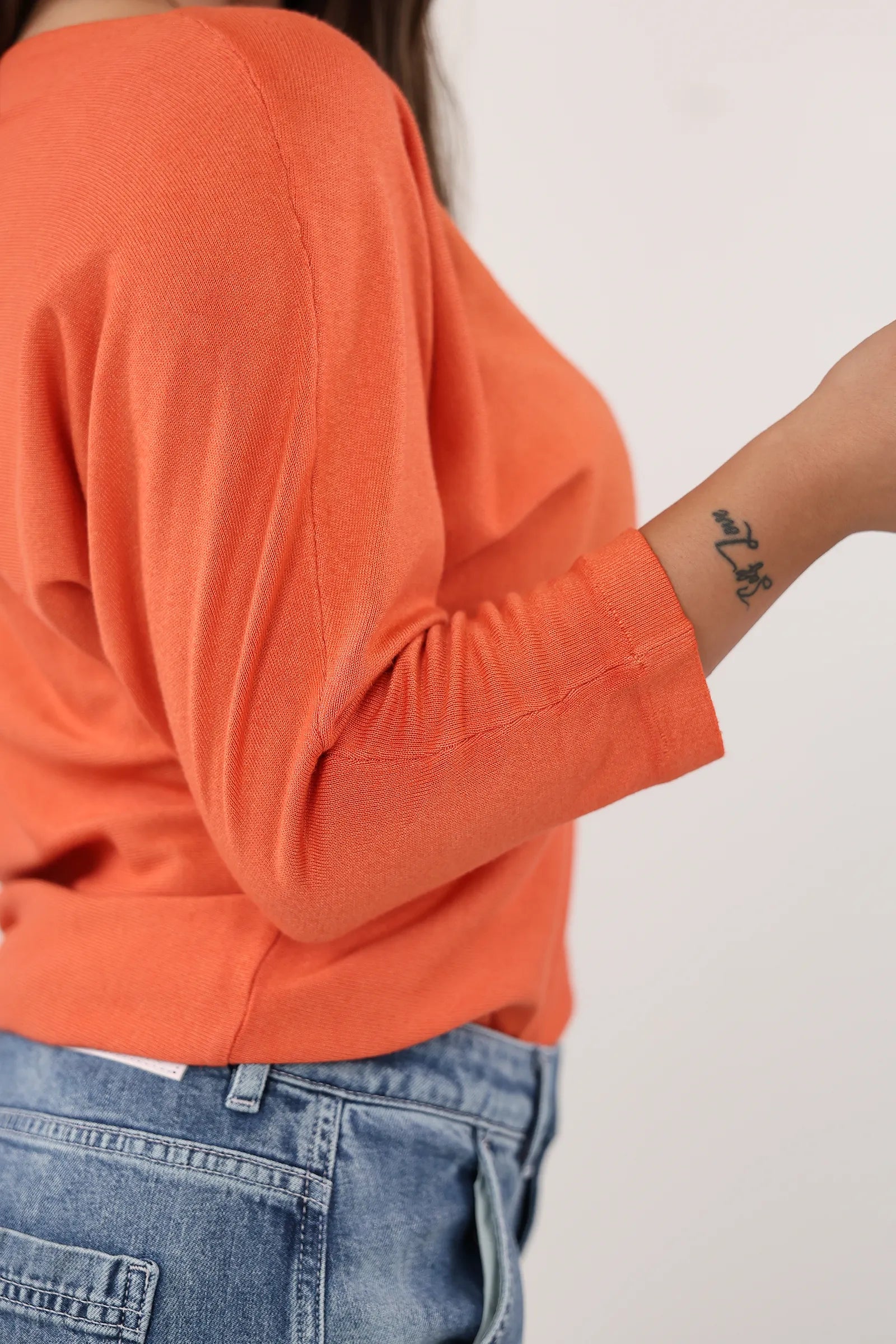 BLUZË ORANGE CROP