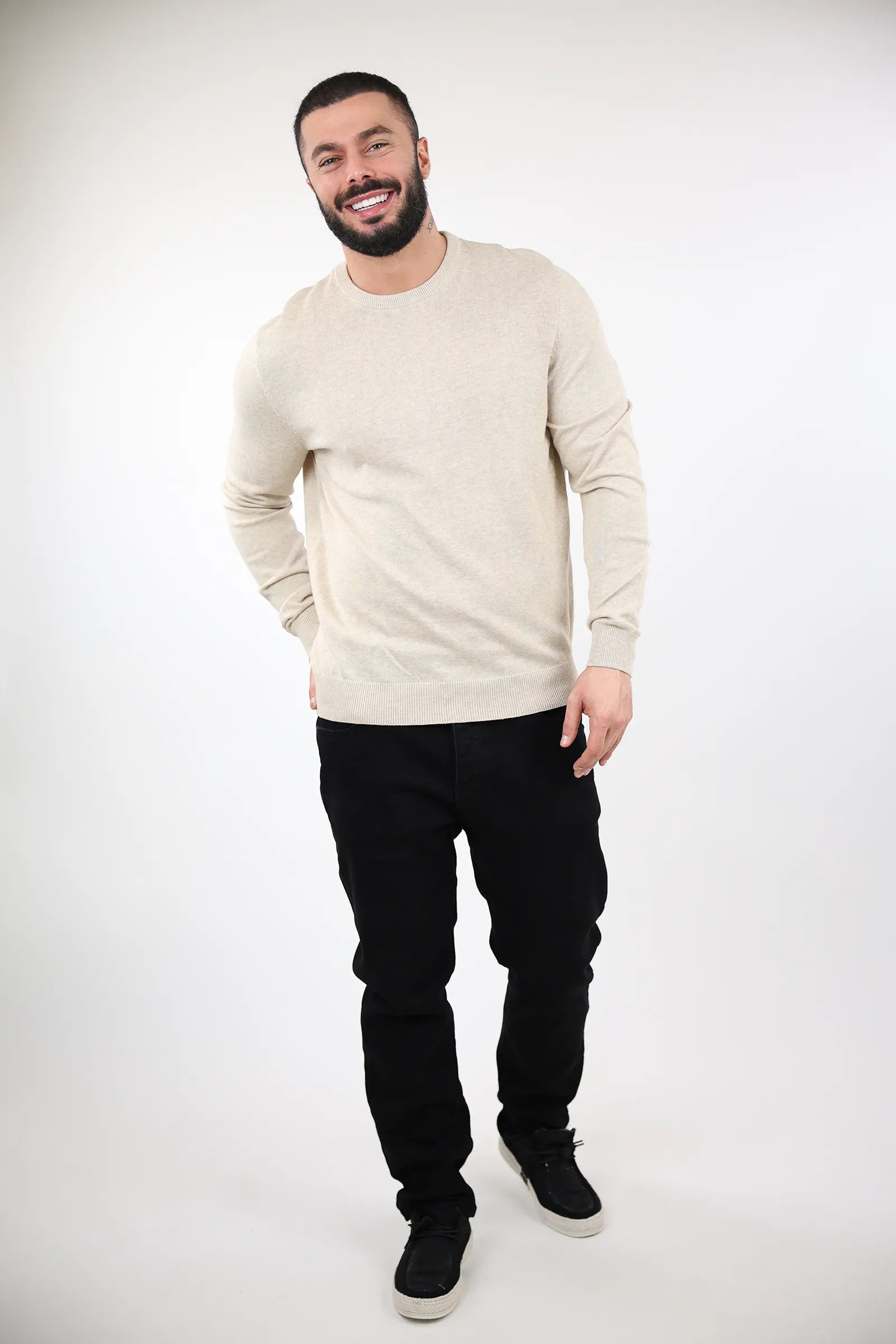 XHEMPER Classic tan knit