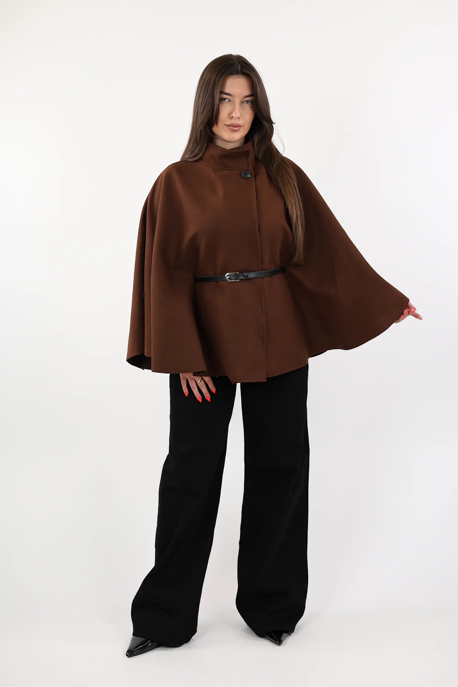 PALLTO BELTED PONCHO