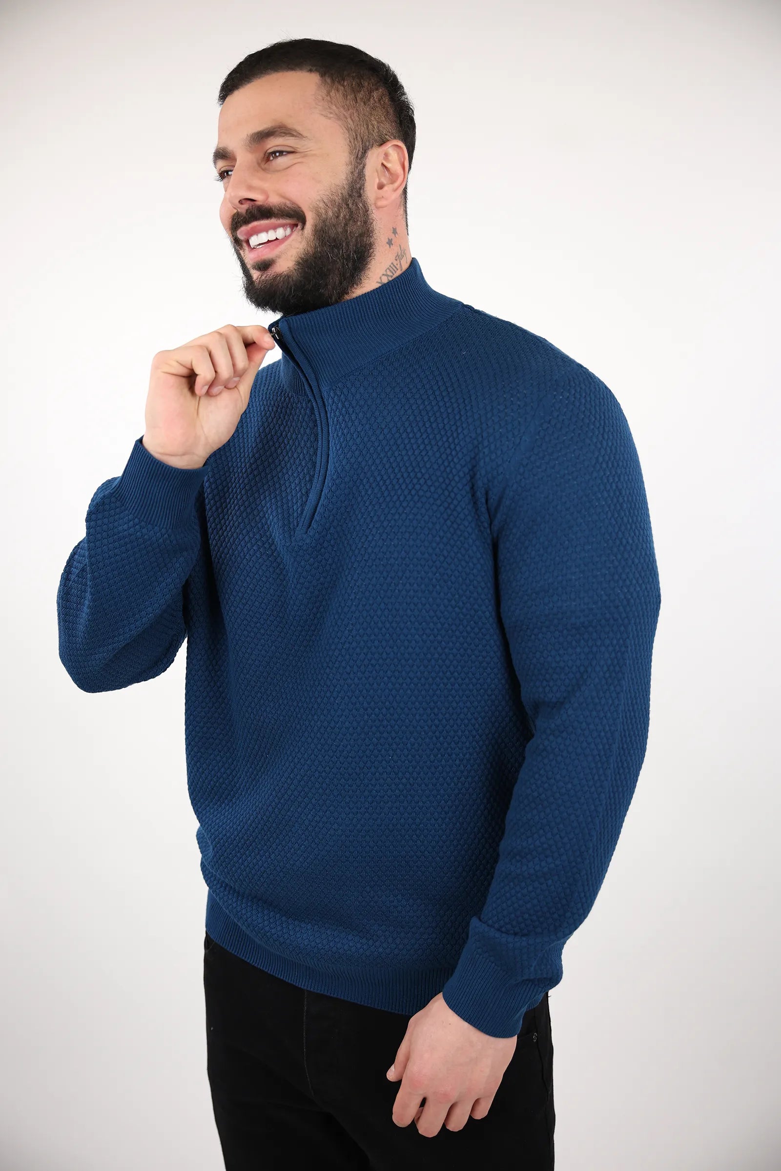 XHEMPER turtleneck zip