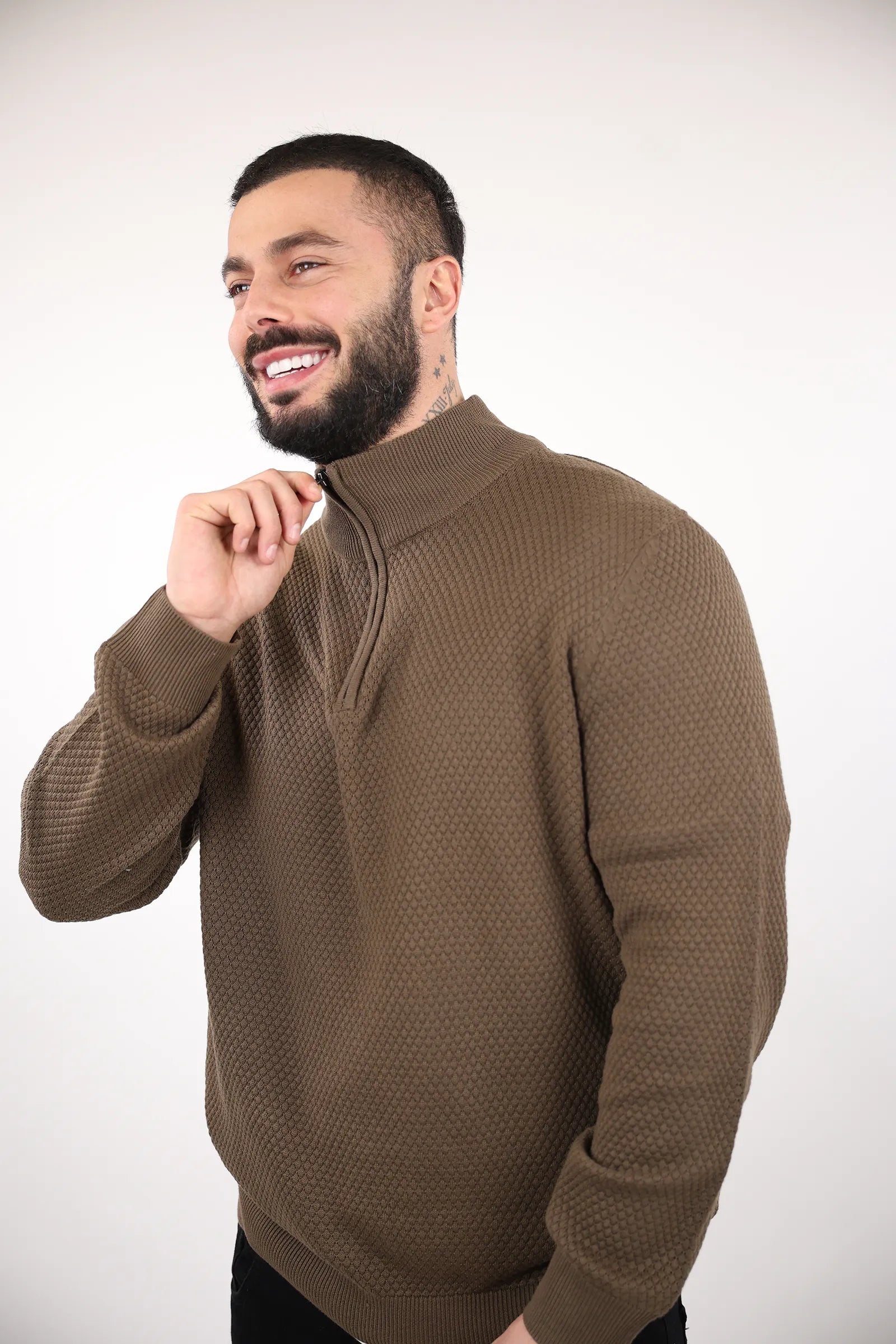 XHEMPER turtleneck zip
