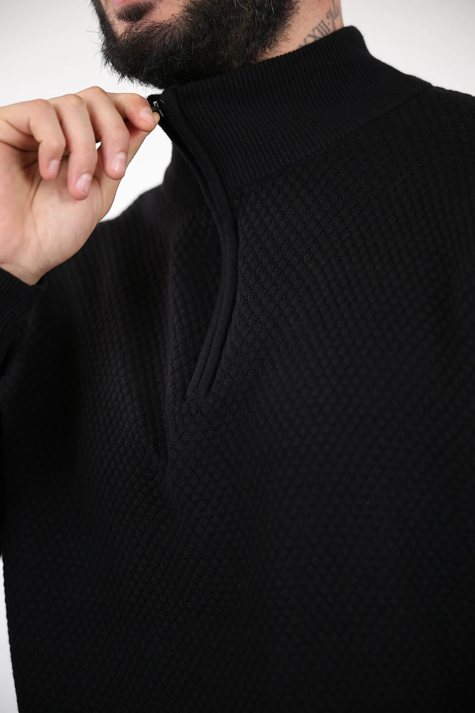 XHEMPER turtleneck zip