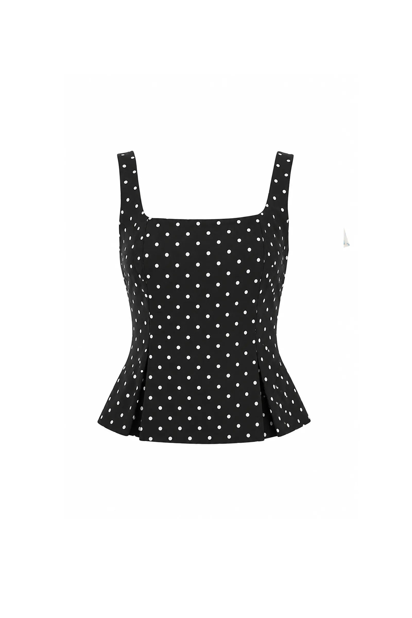 Maice black polka dot