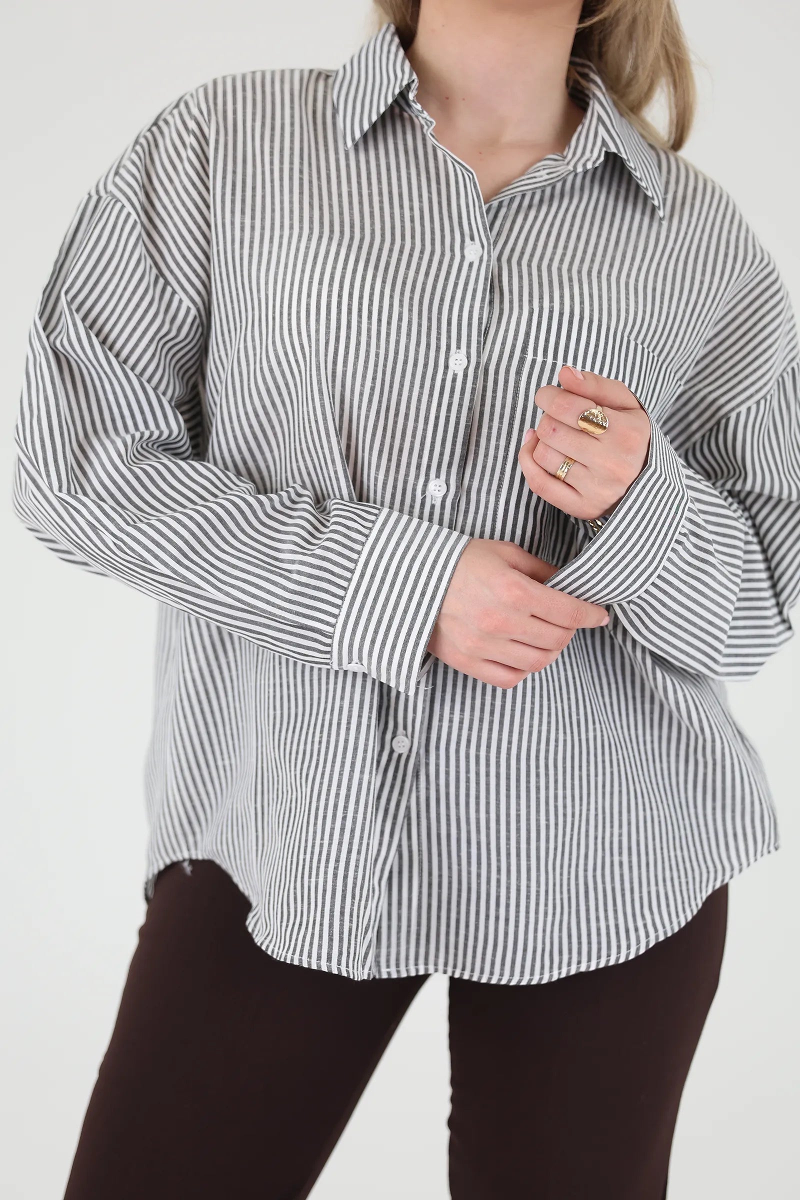 Kemishe striped oversized