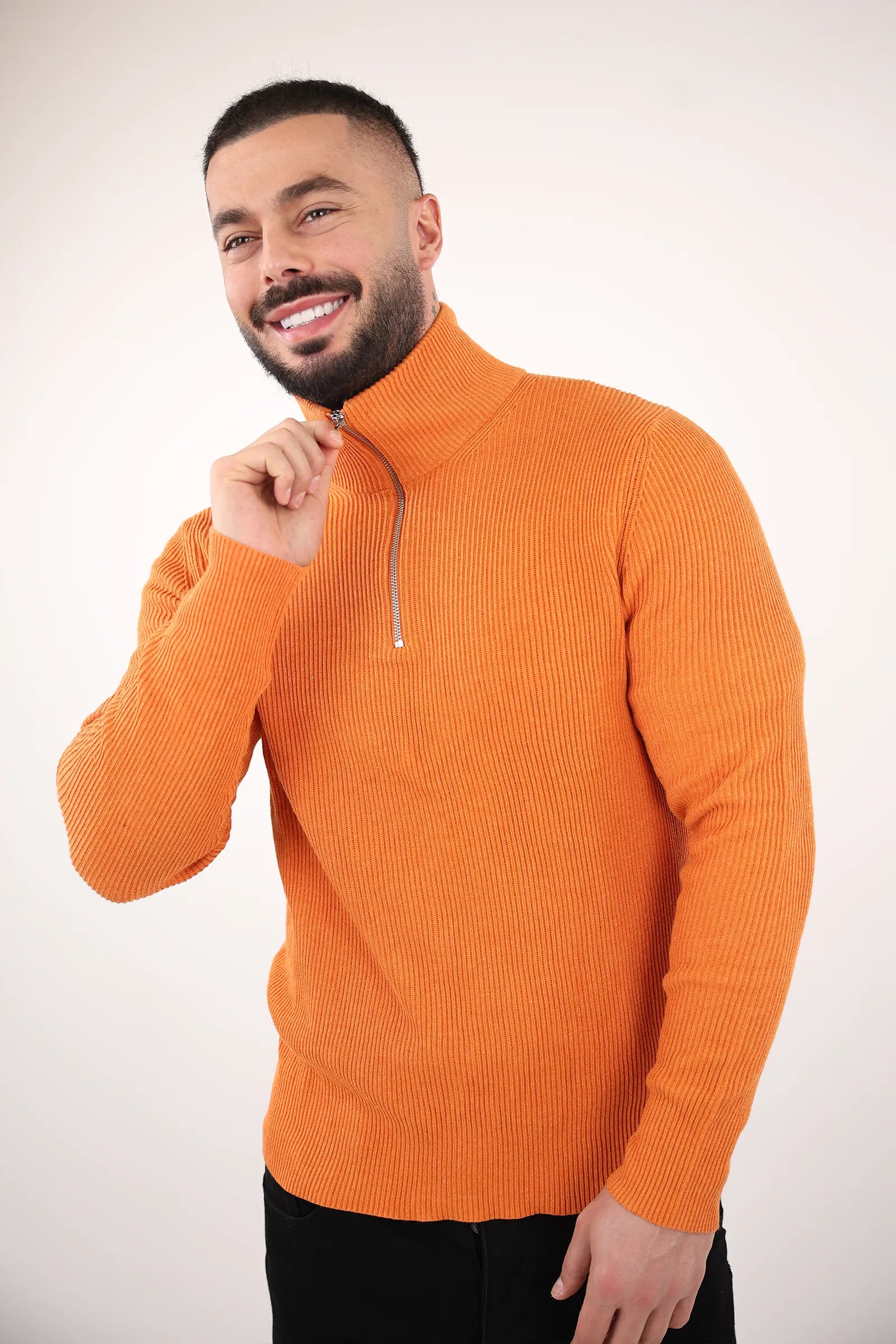 XHEMPER Rust Pullover