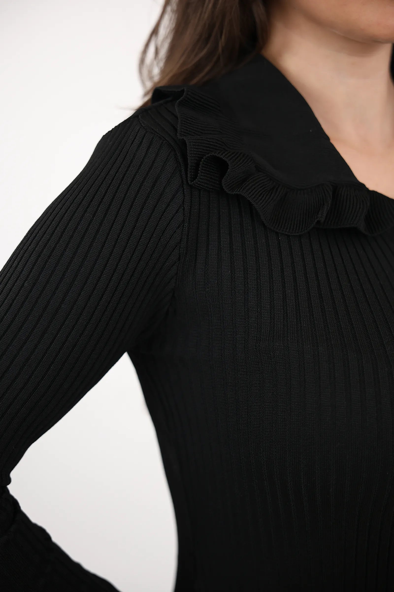 FUSTAN Knit Ruffle