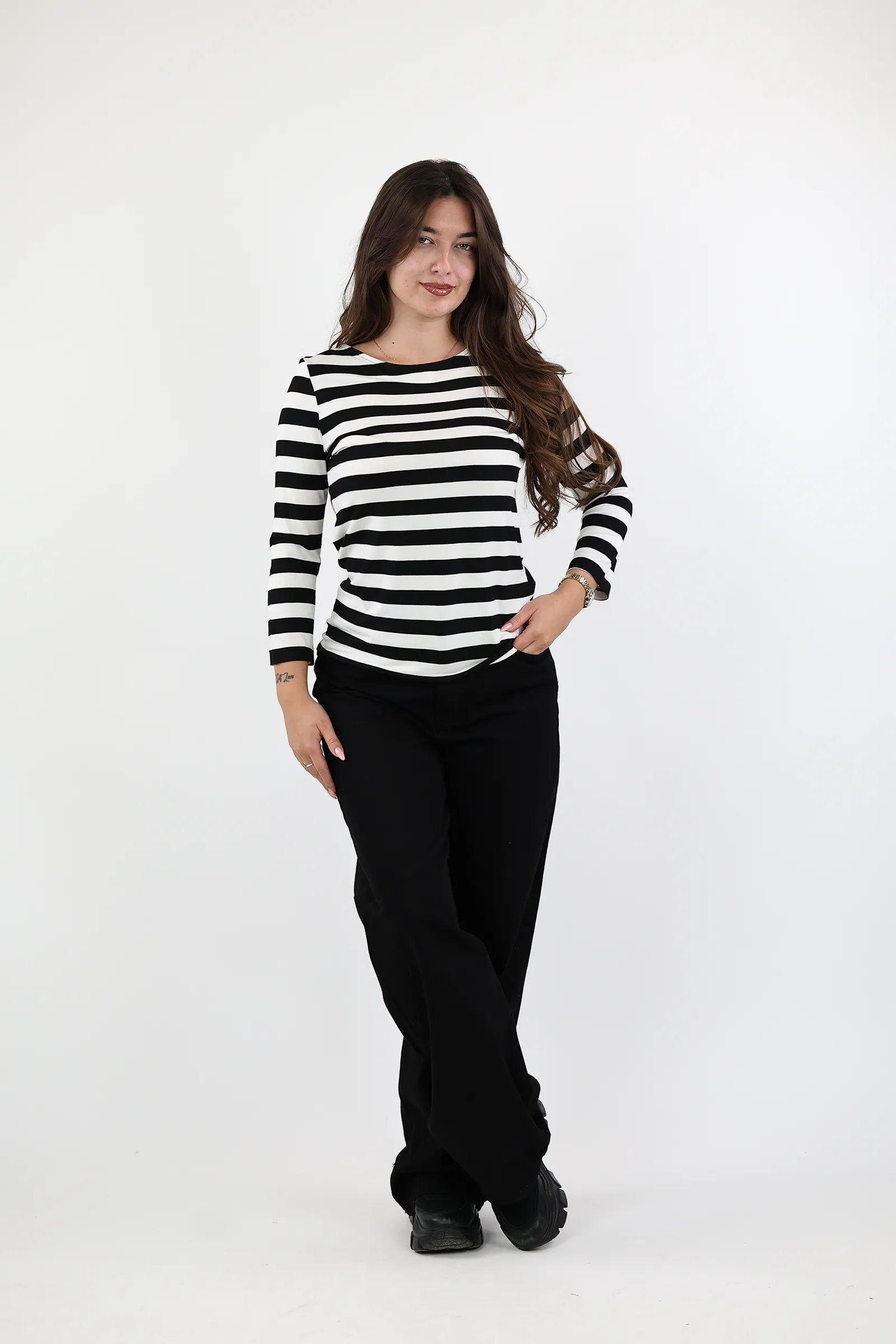 BLUZË COFFEE STRIPE