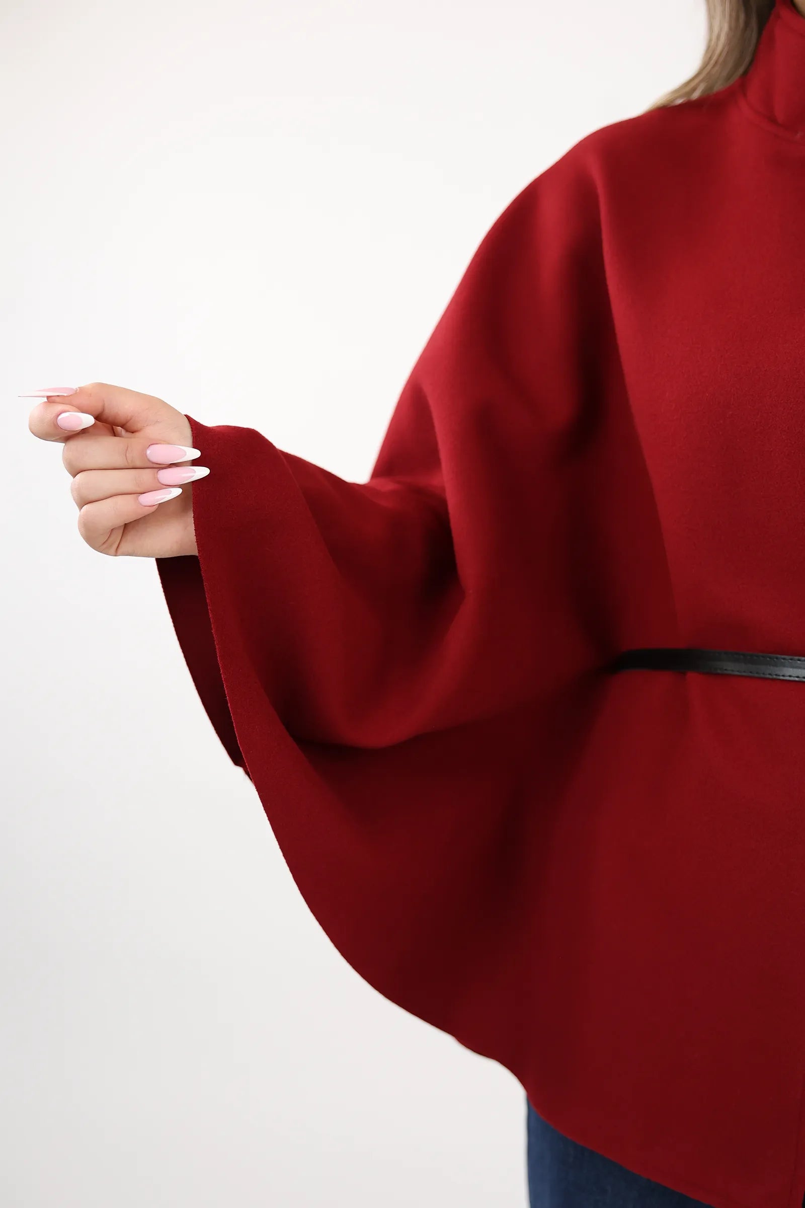 PALLTO BELTED PONCHO