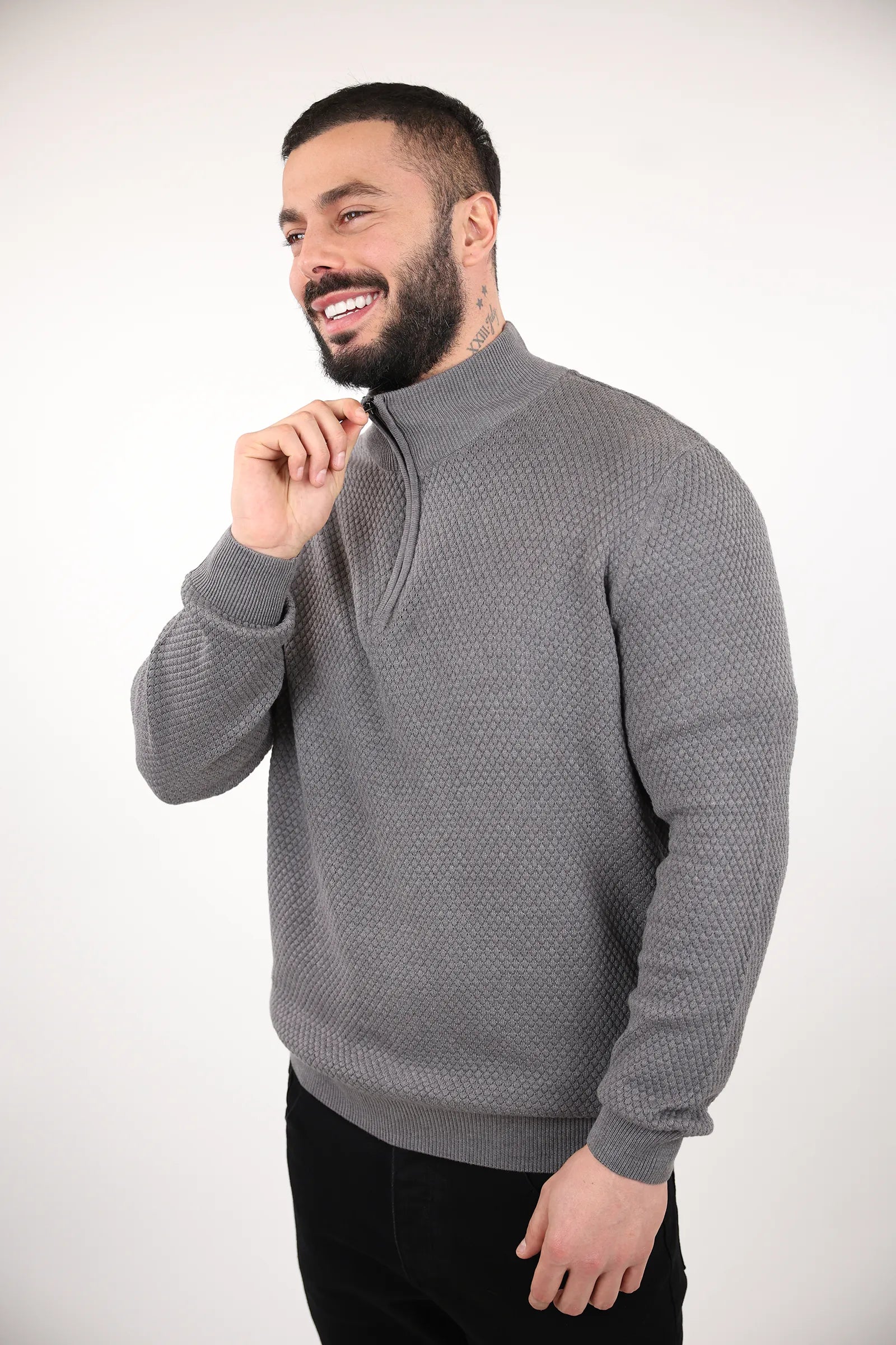 XHEMPER turtleneck zip