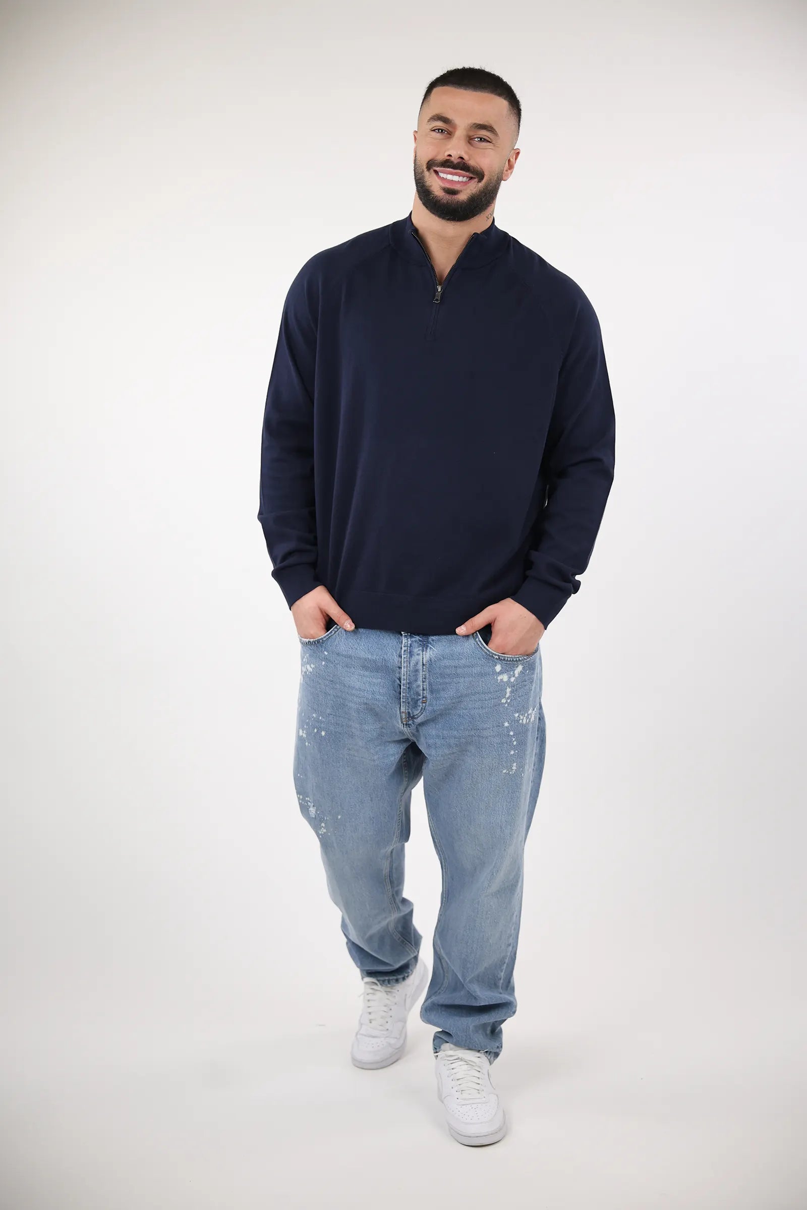 XHEMPER Half-Zip Jumper