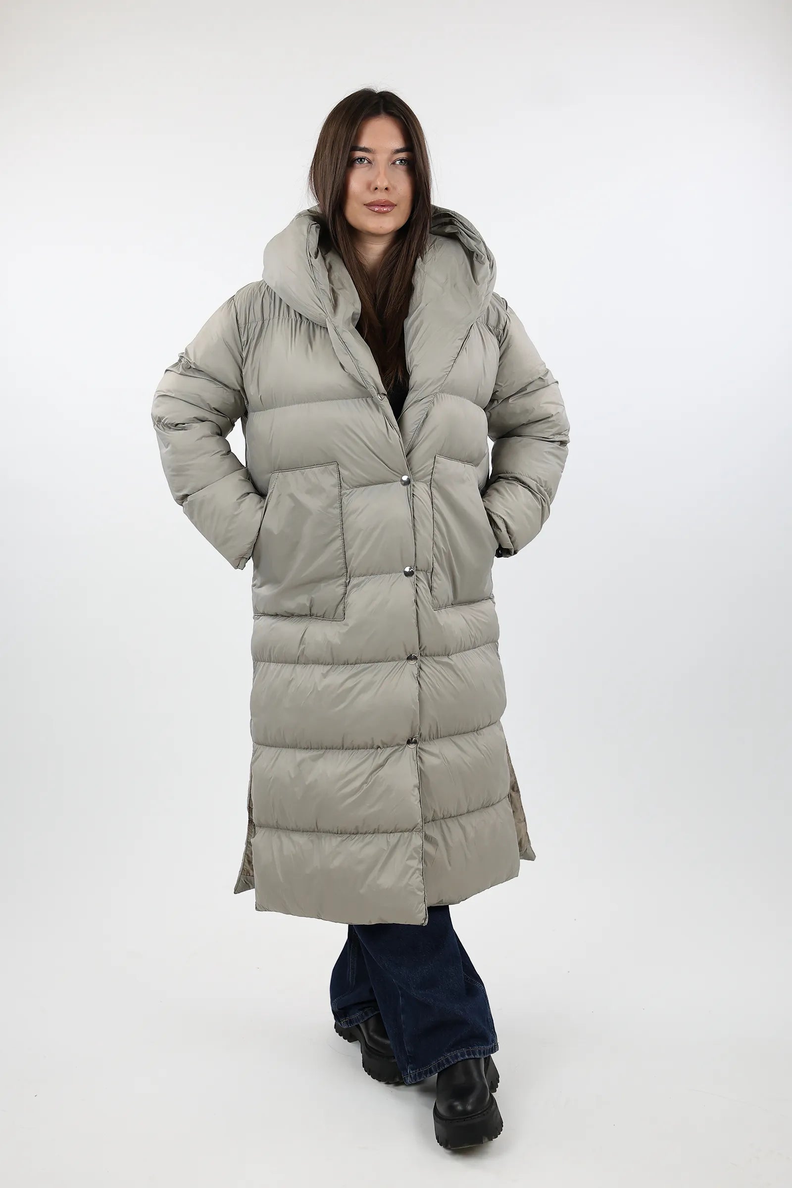 JAKNE HOODED PUFFER