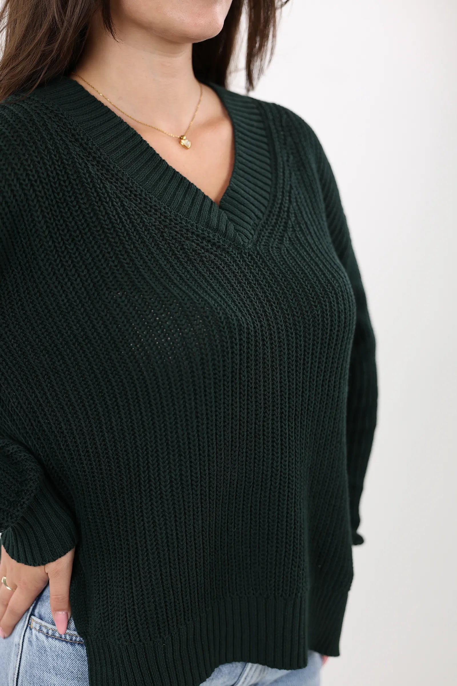 XHEMPER WOOL V NECK
