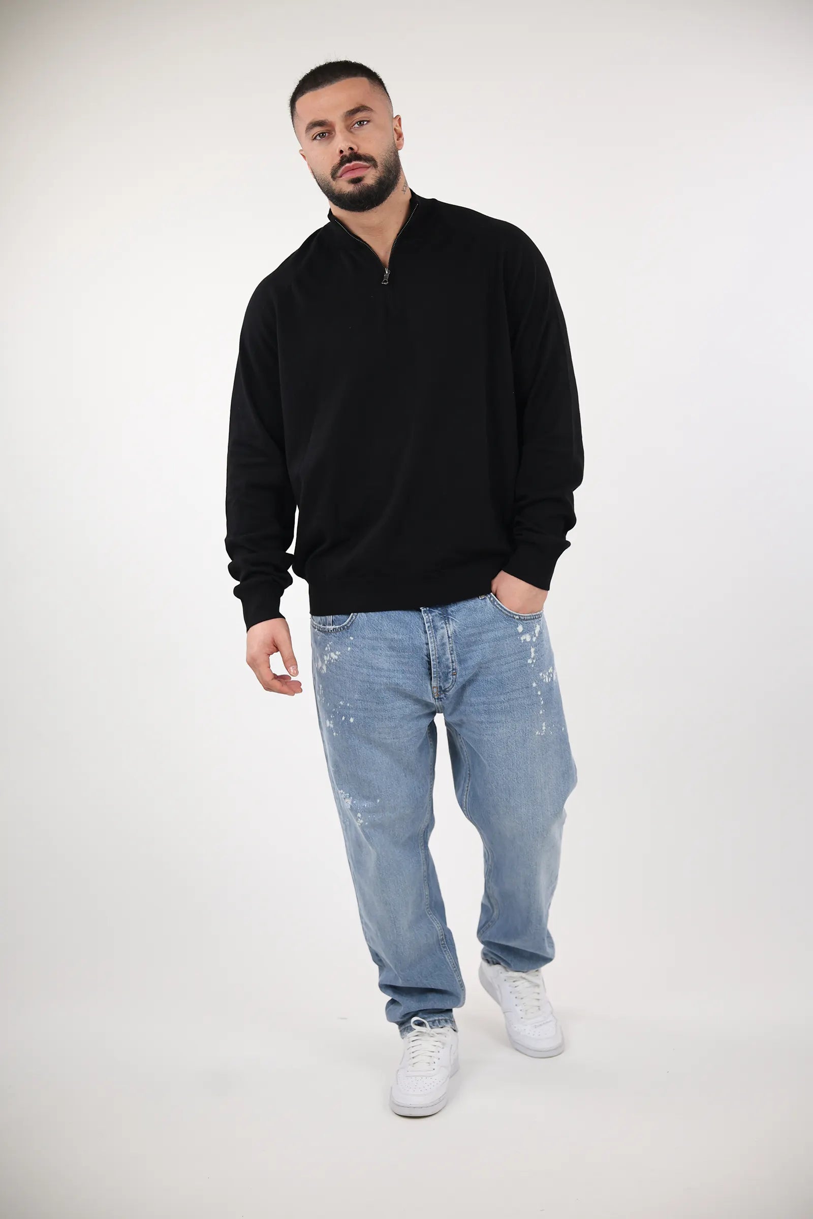 XHEMPER Half-Zip Jumper