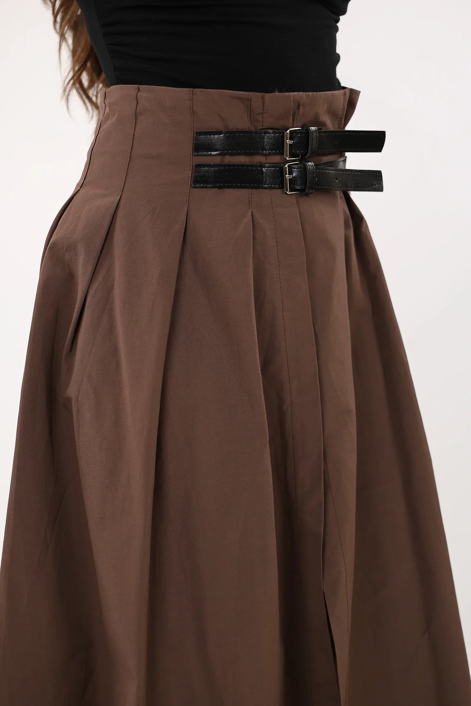 FUND PLEATED BELT
