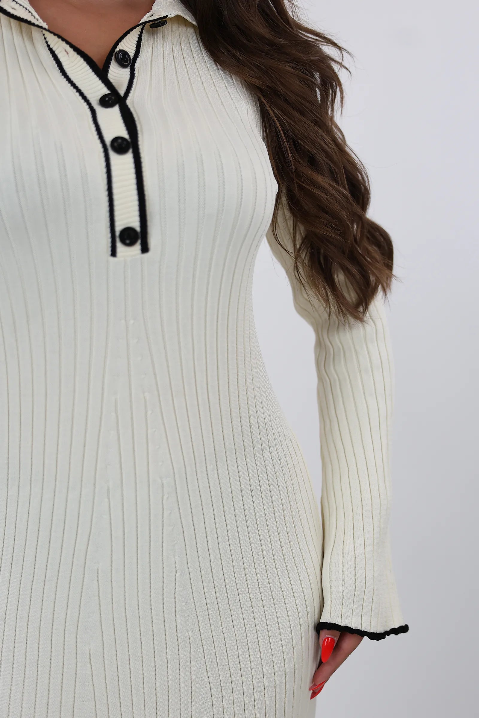FUSTAN COLLARED KNIT