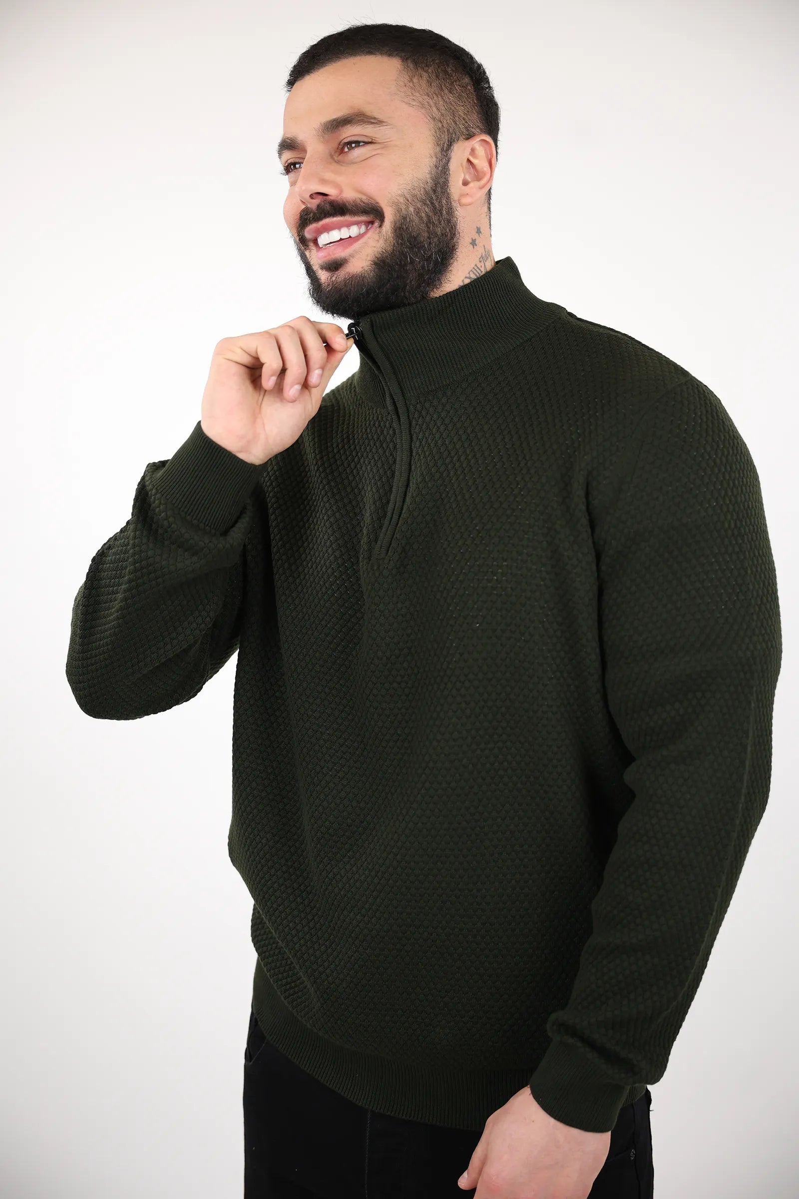 XHEMPER turtleneck zip