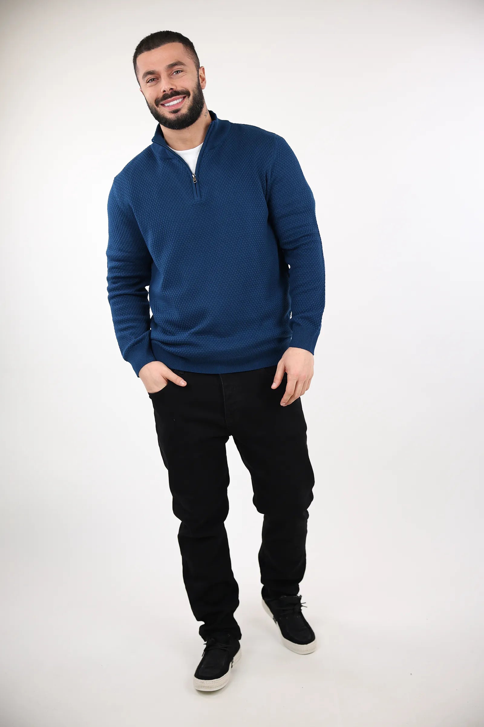 XHEMPER turtleneck zip