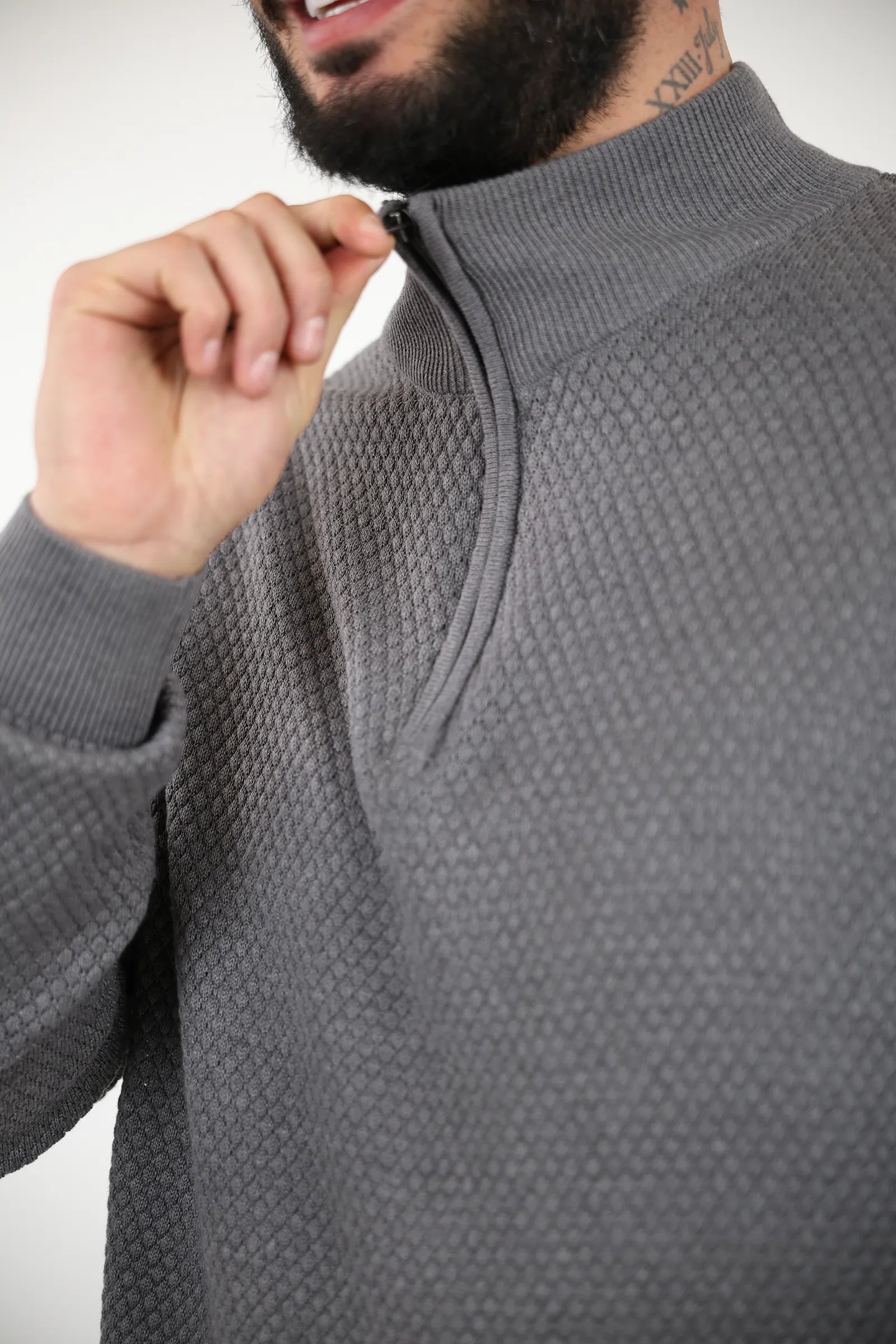 XHEMPER turtleneck zip